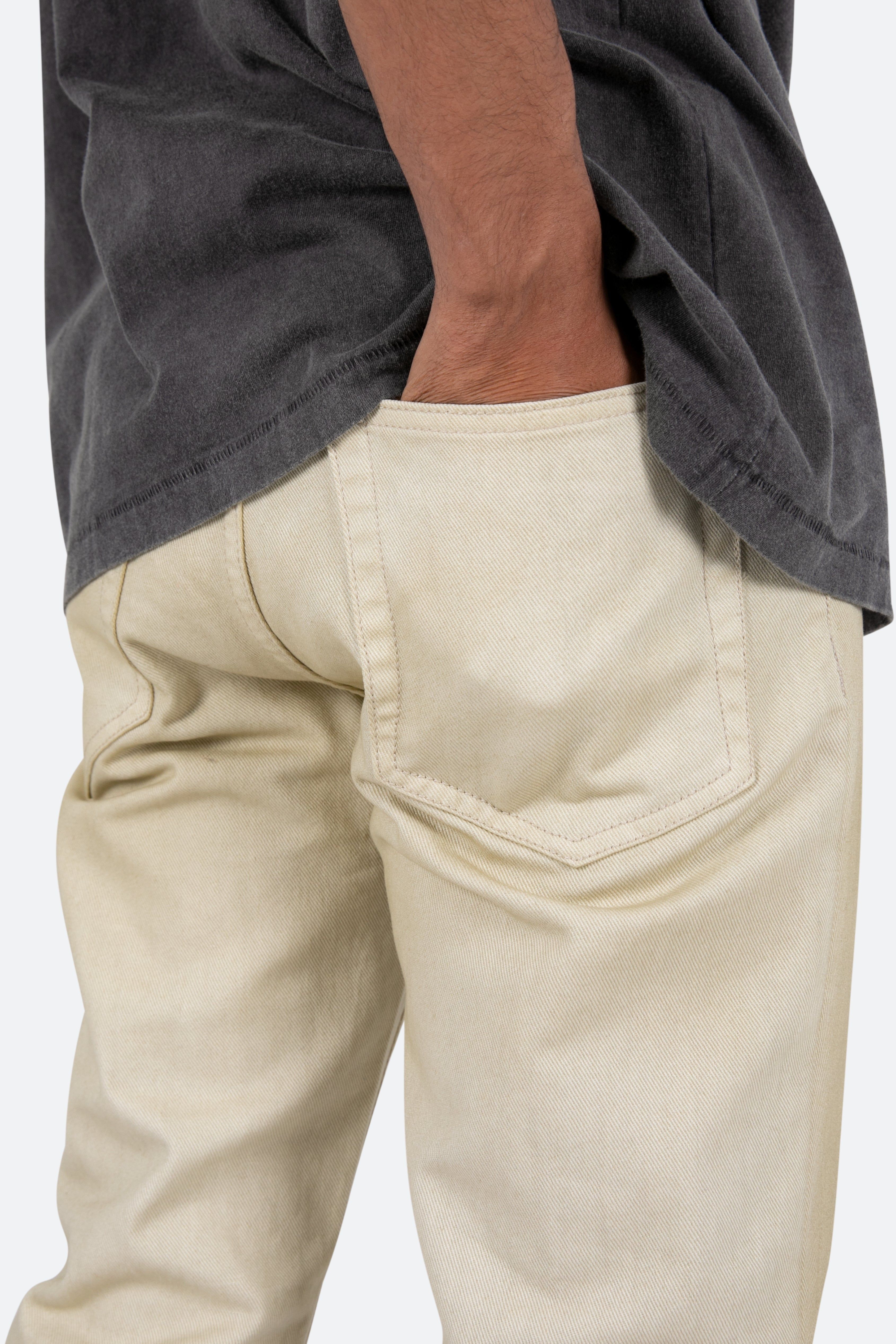 D450 Straight Denim - Tan sold by MNML product image thumbnail 7