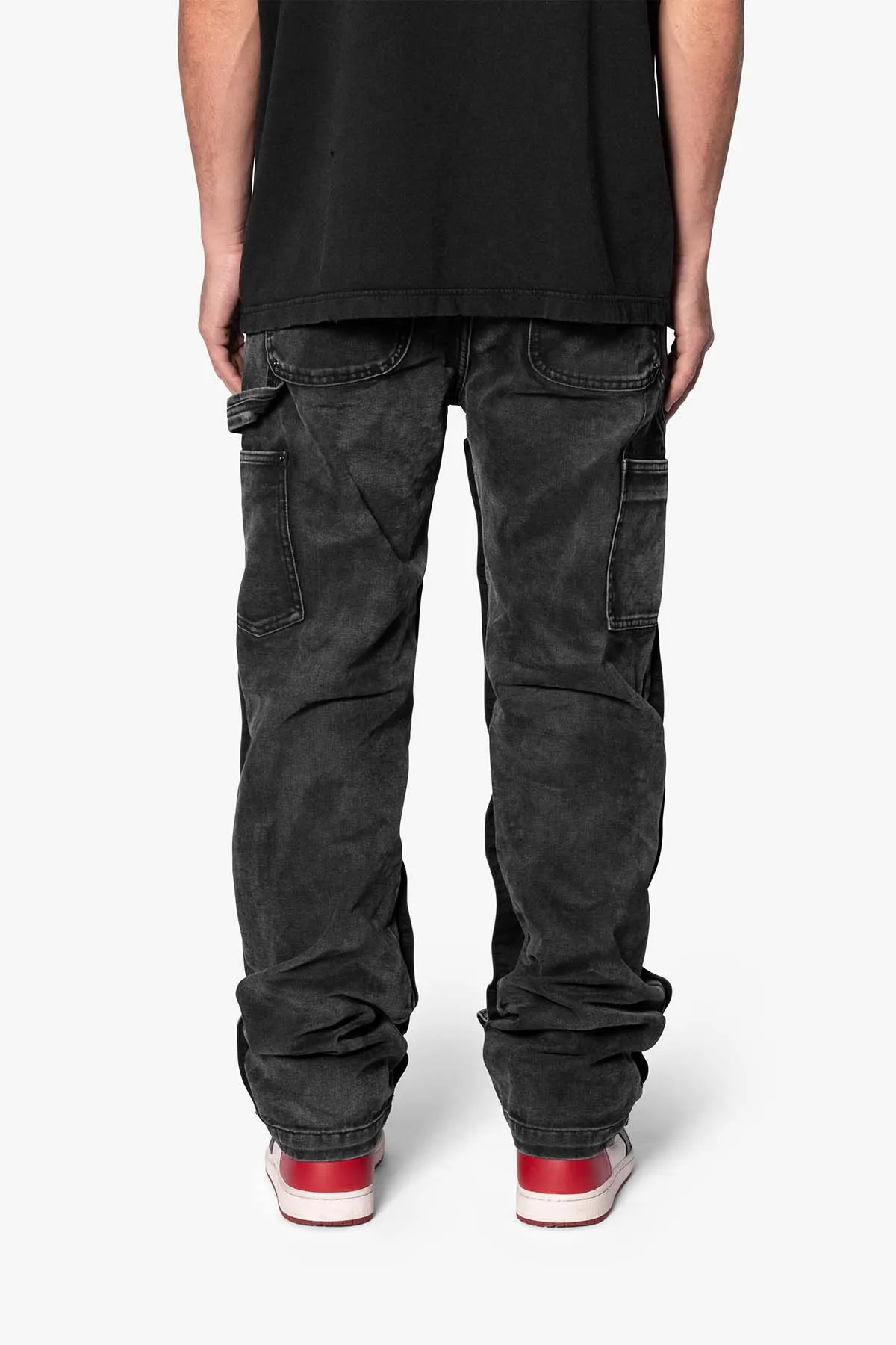 V624 Snap Off Baggy Pants - Vintage Black sold by MNML product image thumbnail 5