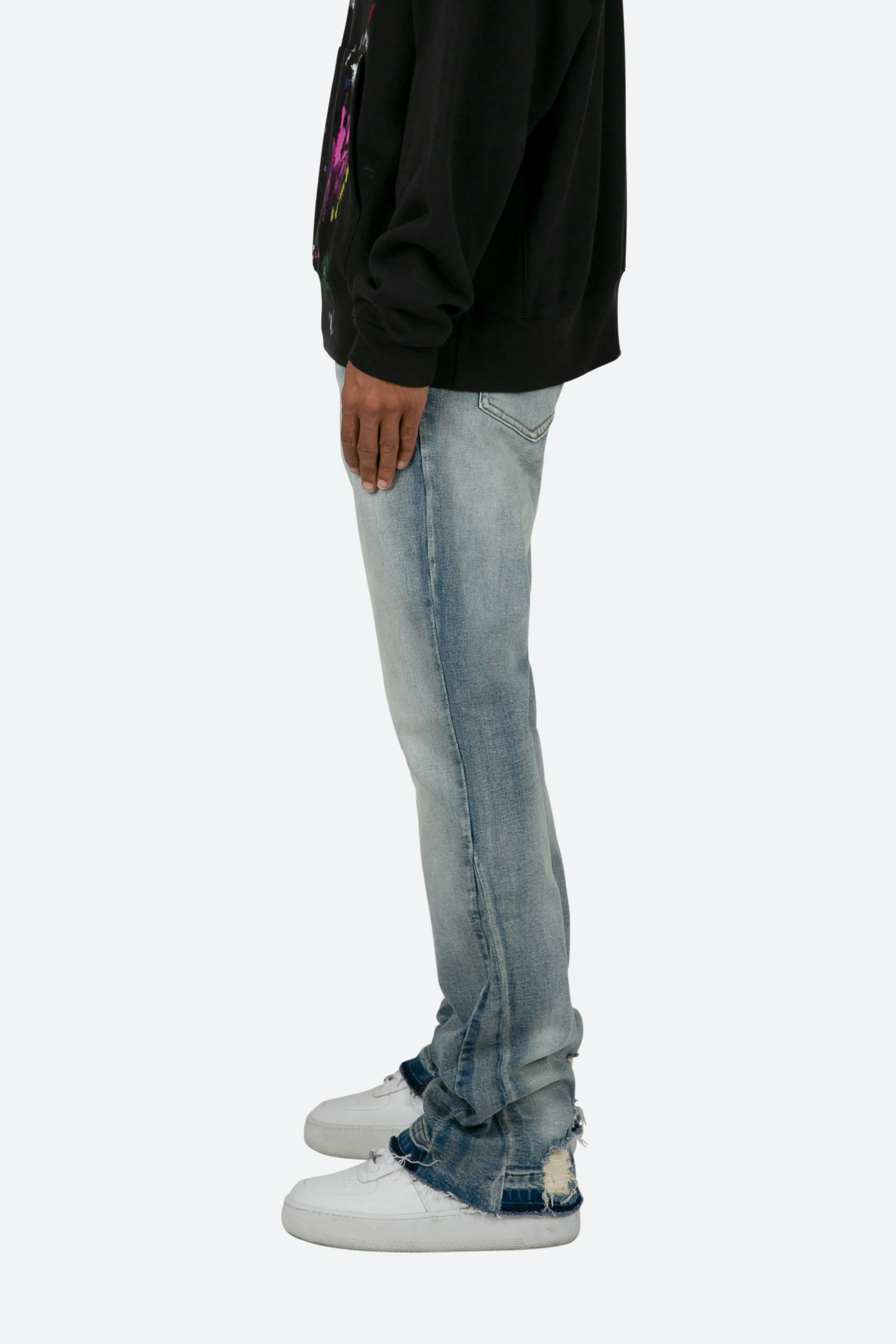 B484 Flare Denim - Blue sold by MNML product image thumbnail 5