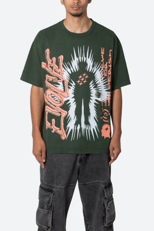 Personal Evolution Tee - Green sold by MNML