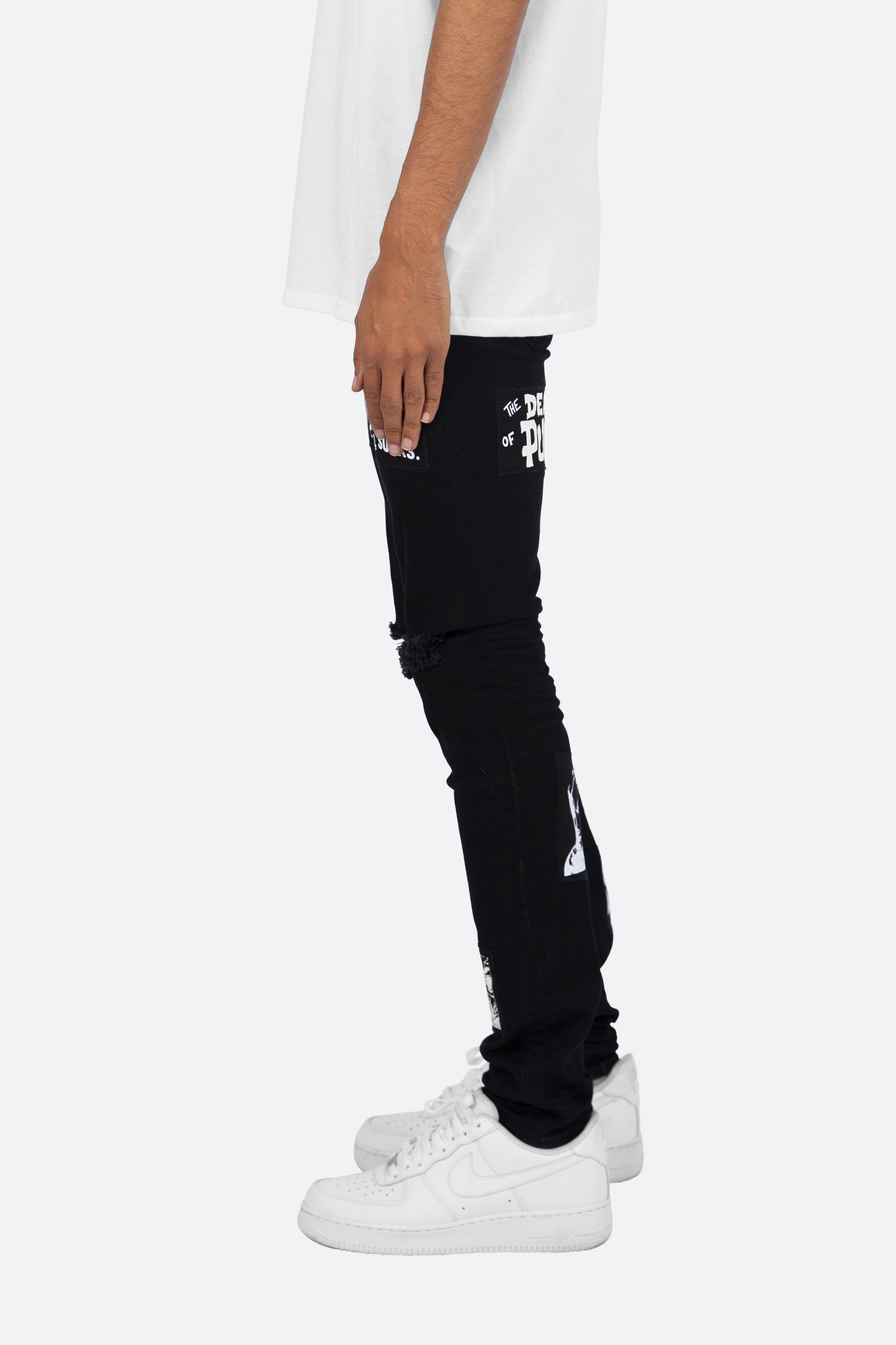 X236 Skinny Denim - Black sold by MNML product image thumbnail 5