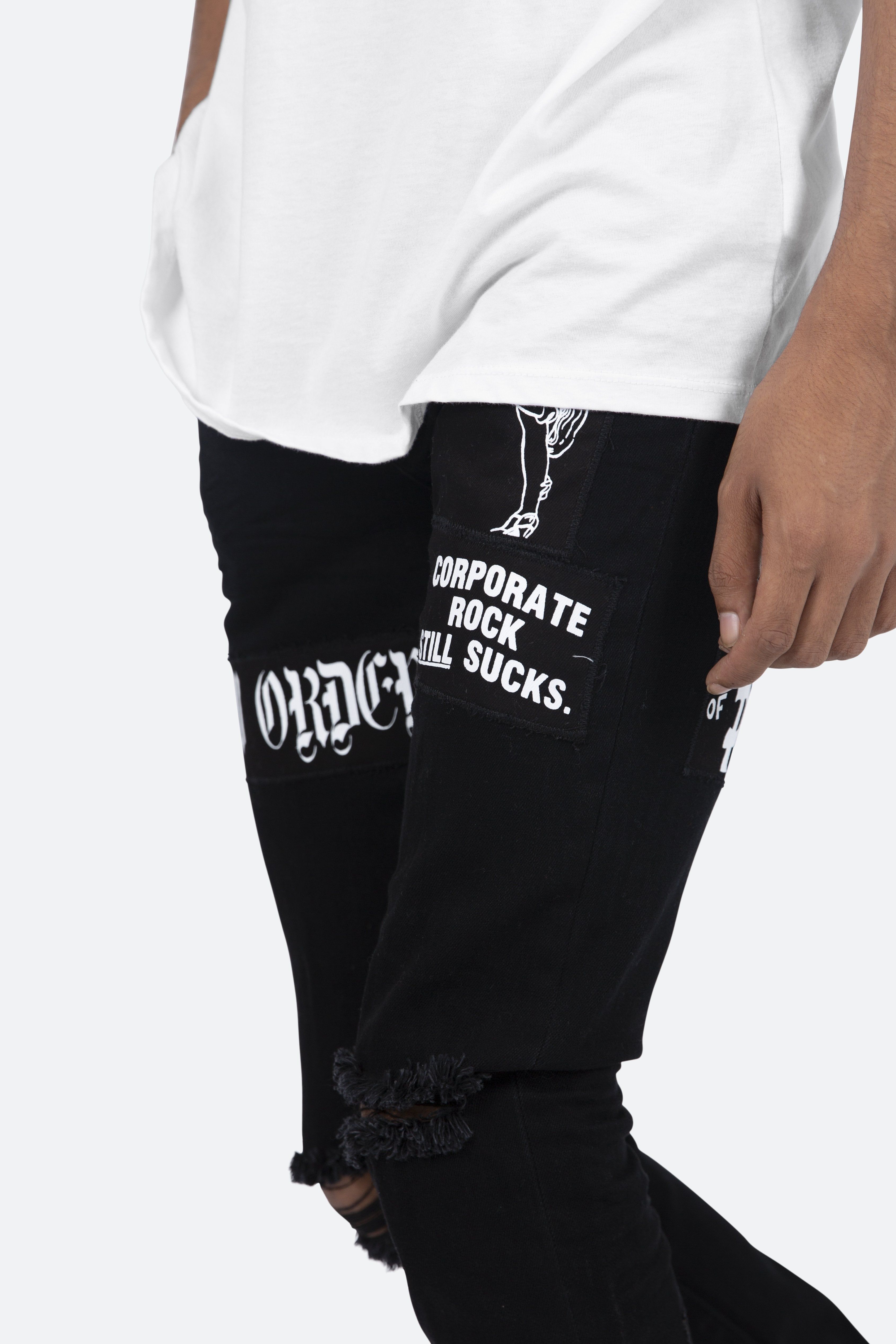 X236 Skinny Denim - Black sold by MNML product image thumbnail 8