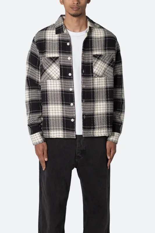 Classic Flannel Shirt - Black sold by MNML