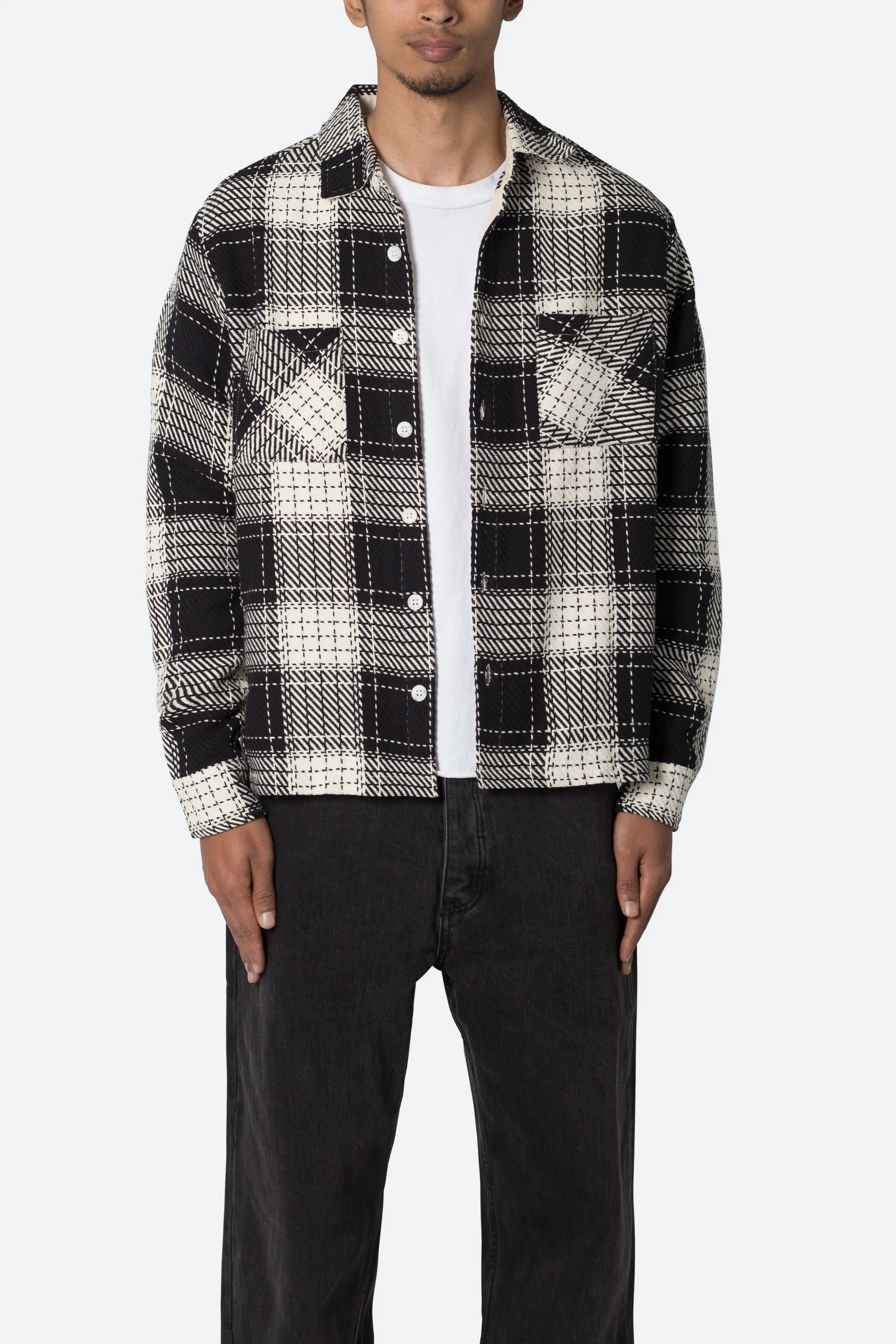 Classic Flannel Shirt - Black sold by MNML