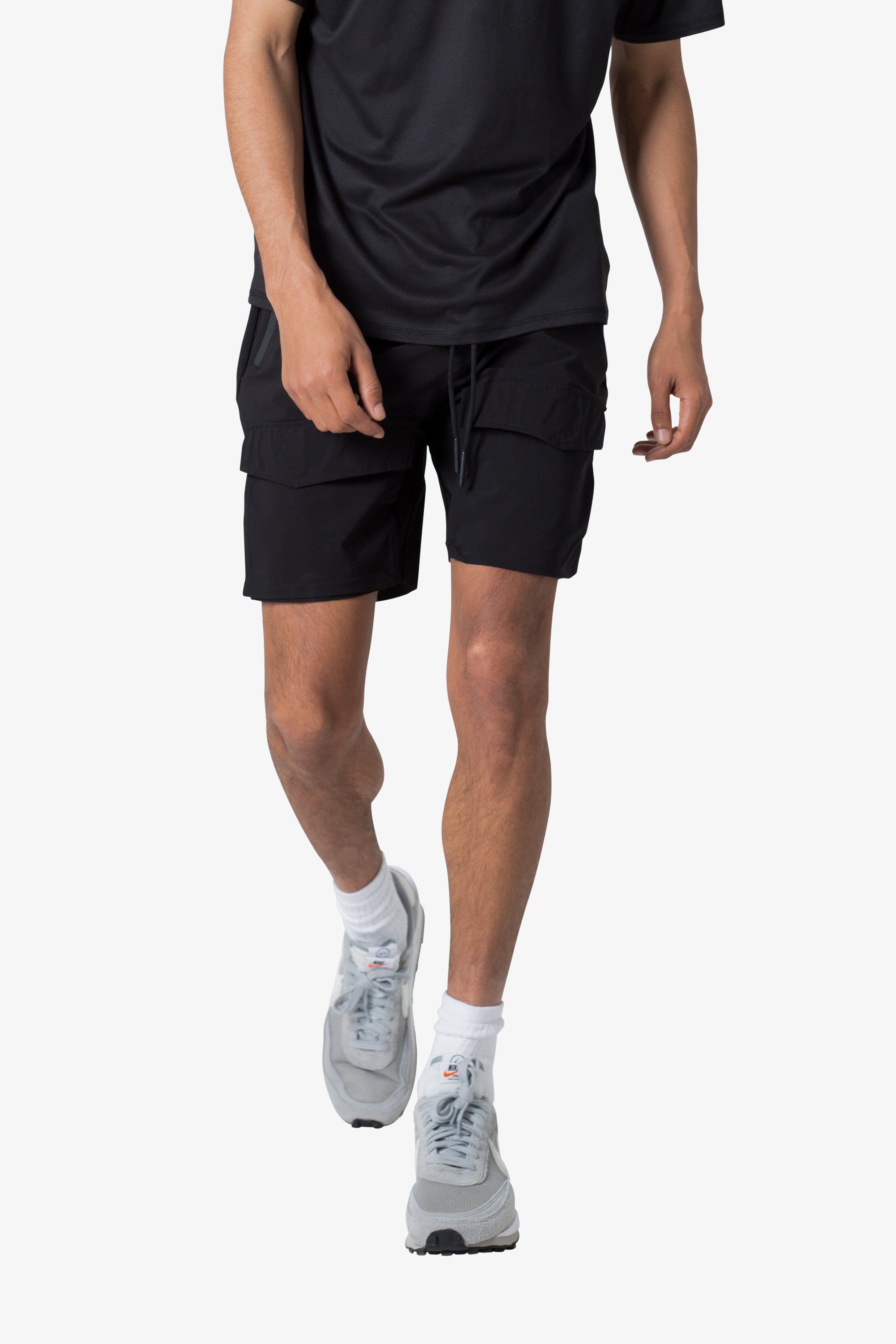Nylon Cargo Shorts - Black sold by MNML product image thumbnail 3