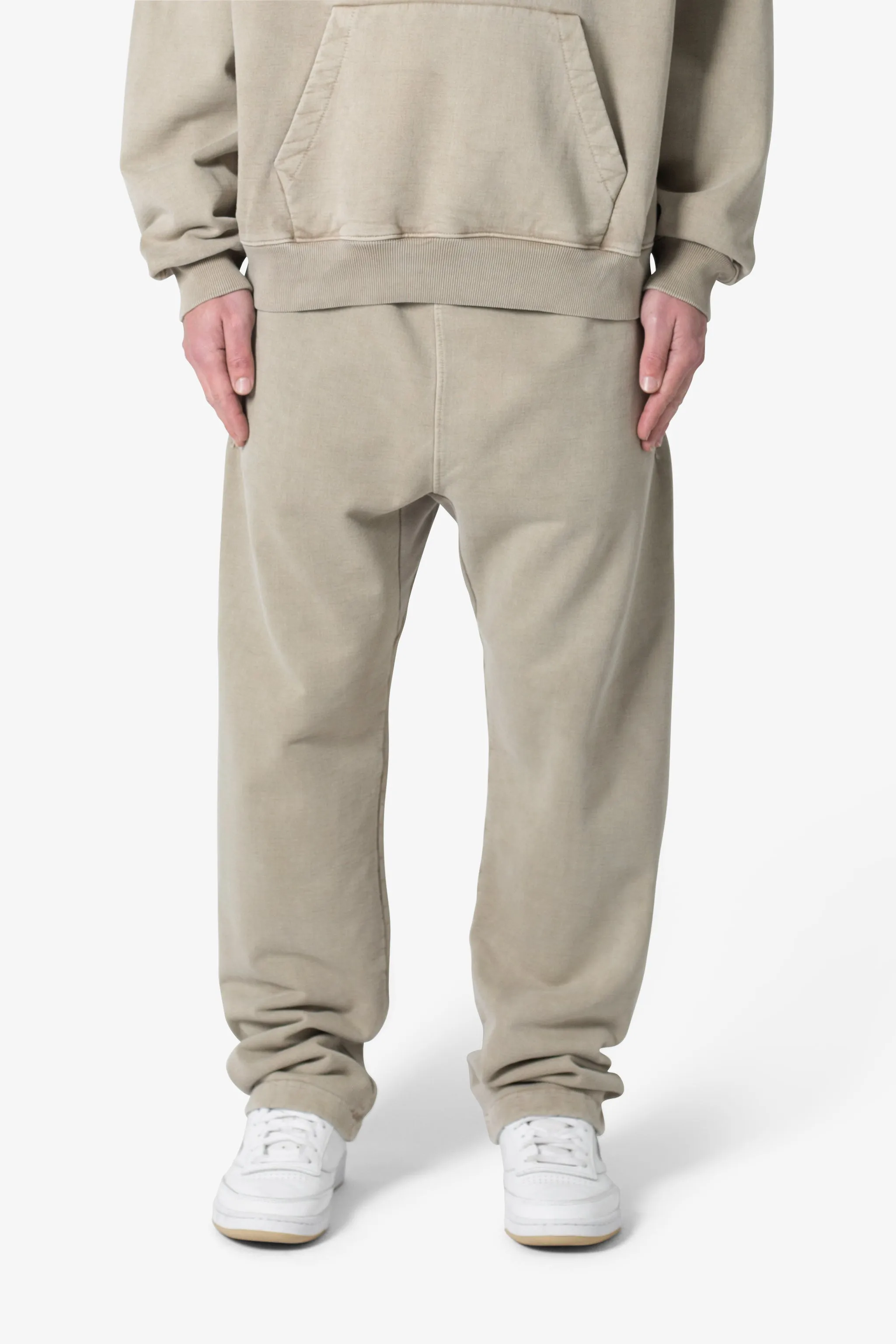 Heavy Relaxed Every Day Sweatpants - Washed Earth sold by MNML product image thumbnail 2