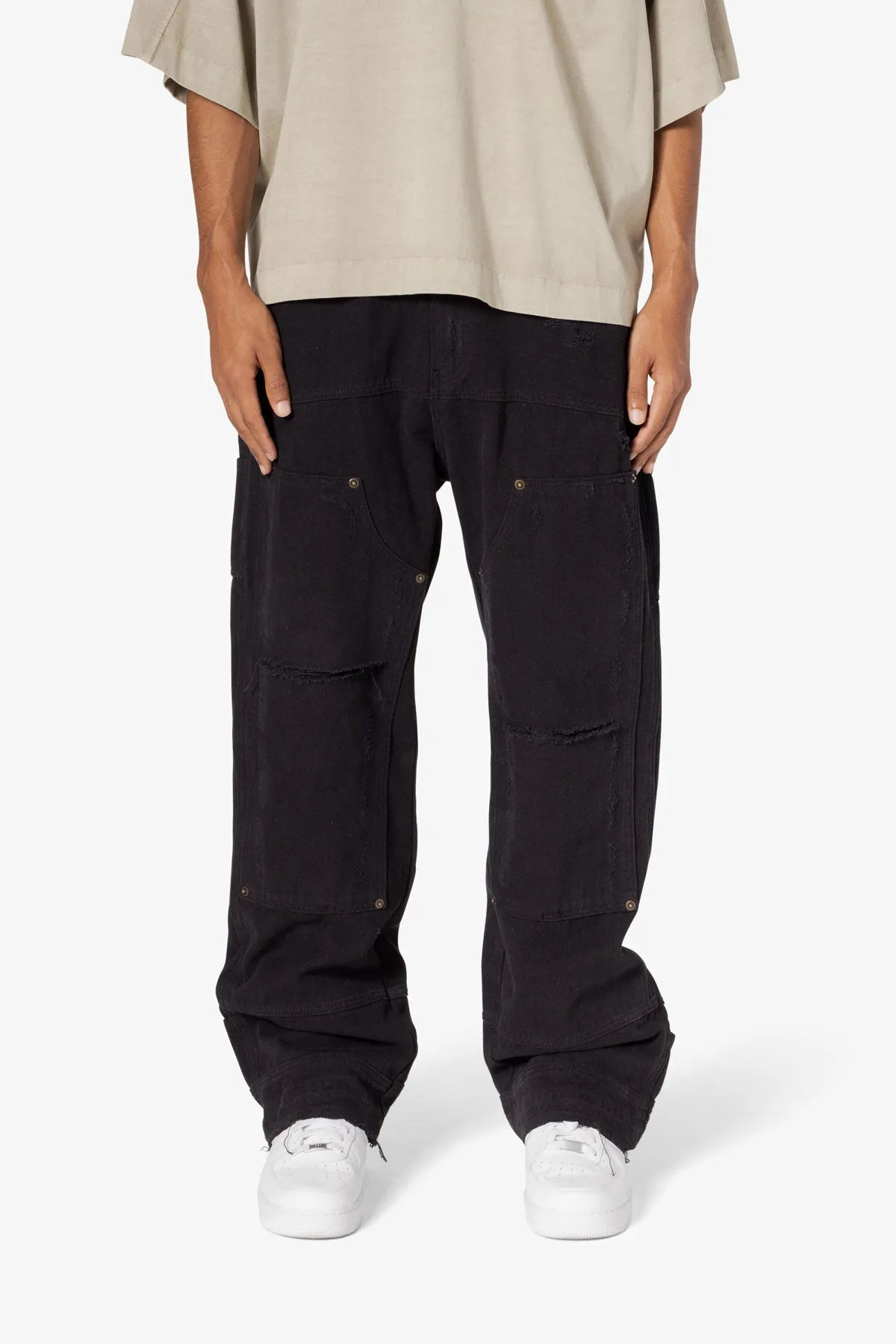 Ultra Baggy Workwear Denim - Washed Black sold by MNML product image thumbnail 2