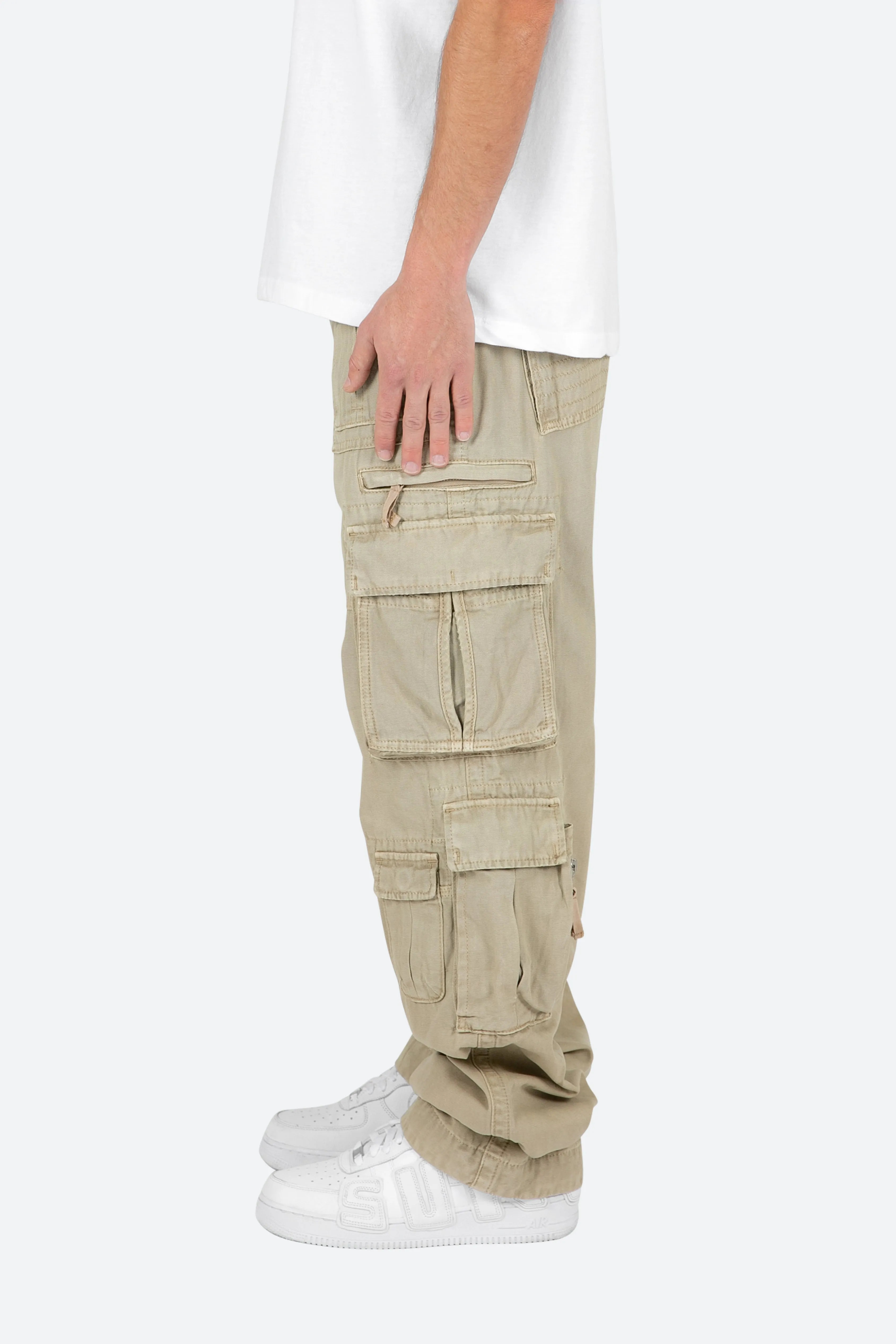 Military Cargo Pants - Brown sold by MNML product image thumbnail 5