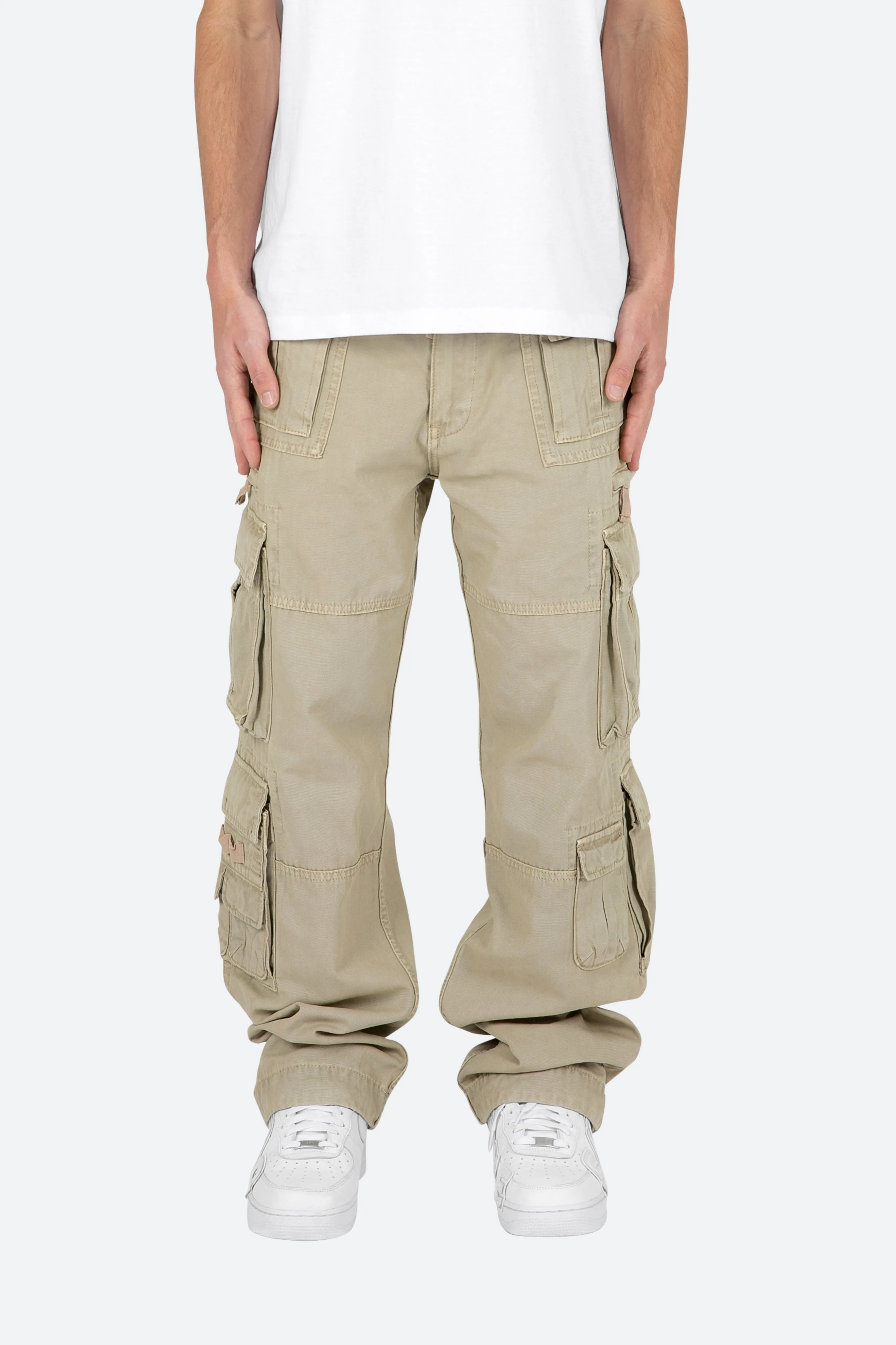 Military Cargo Pants - Brown sold by MNML product image thumbnail 3
