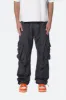 Lightweight Cinch Cargo Pants - Faded Black sold by MNML