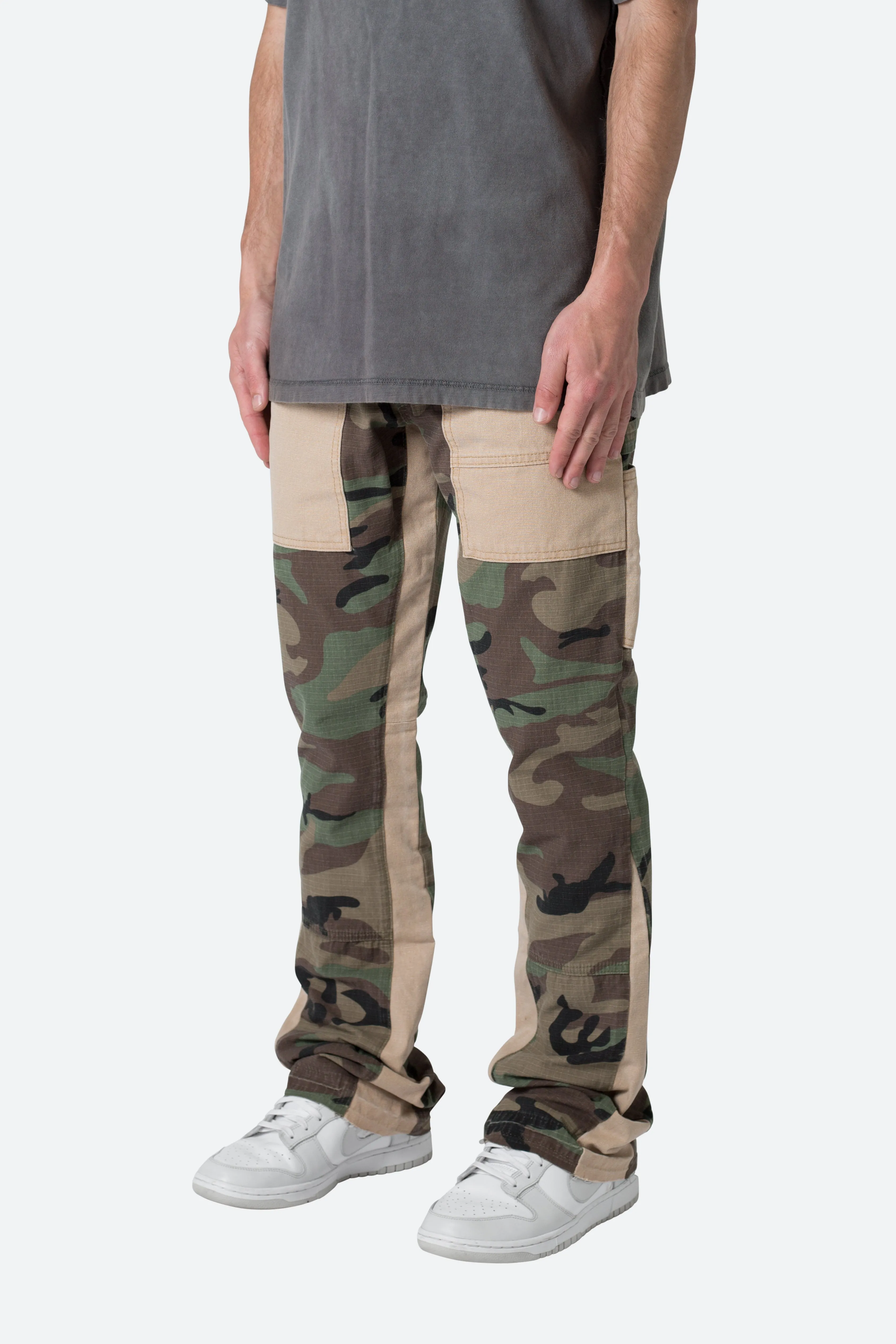 Painter Flare Denim - Camo sold by MNML product image thumbnail 4