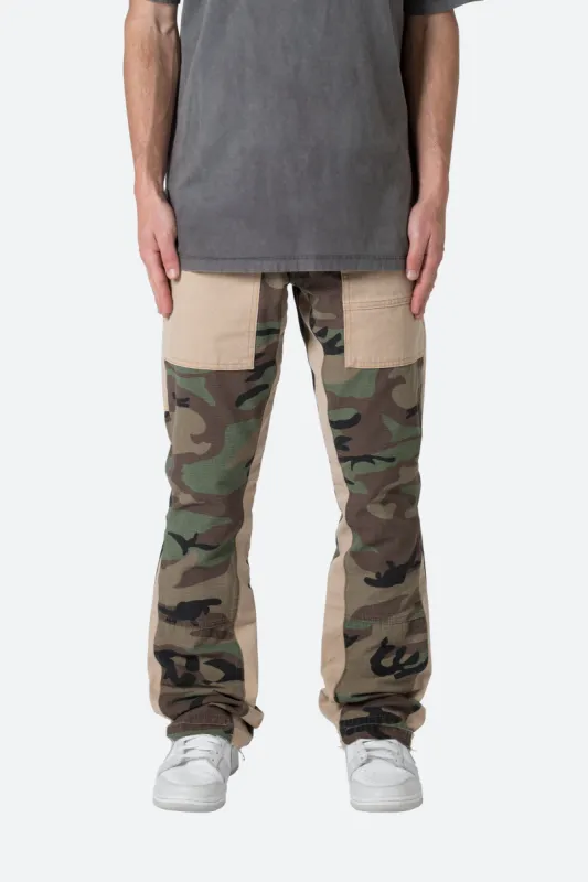 Painter Flare Denim - Camo made by MNML