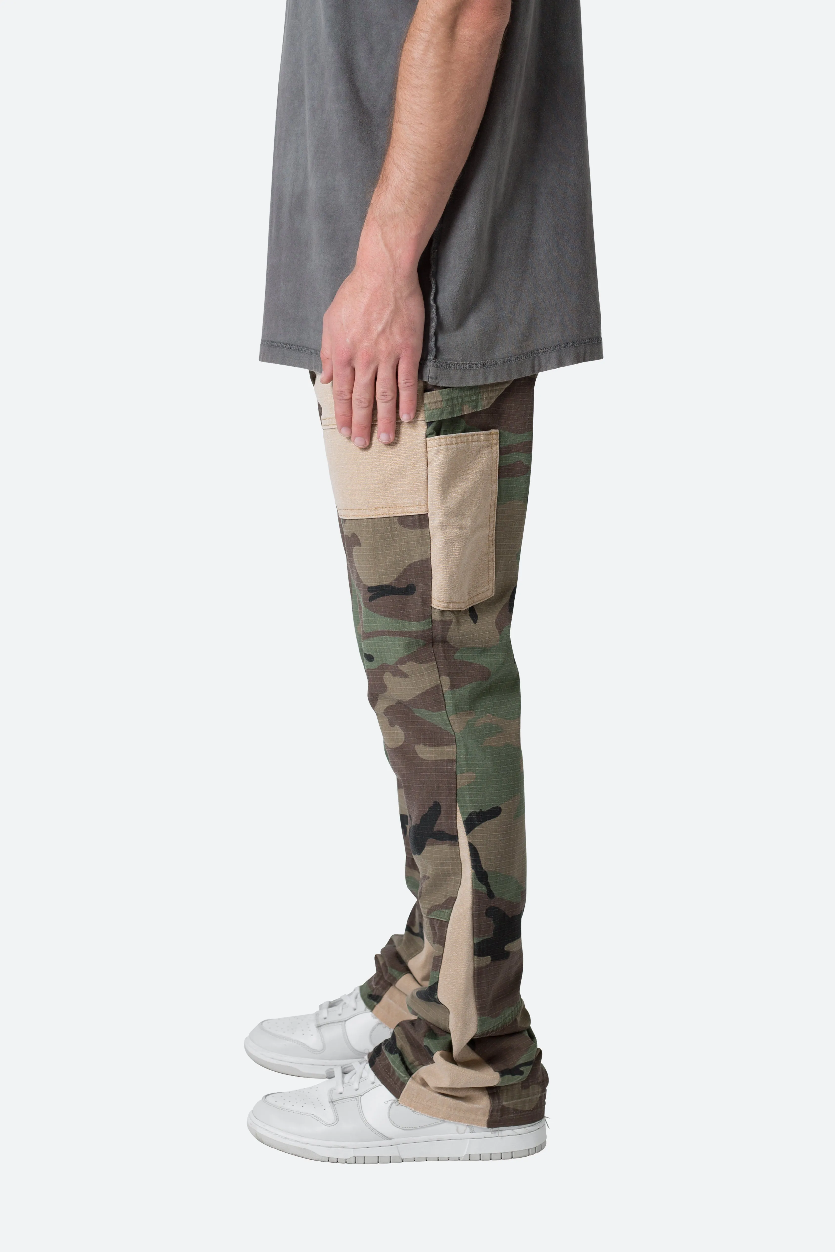 Painter Flare Denim - Camo sold by MNML product image thumbnail 5