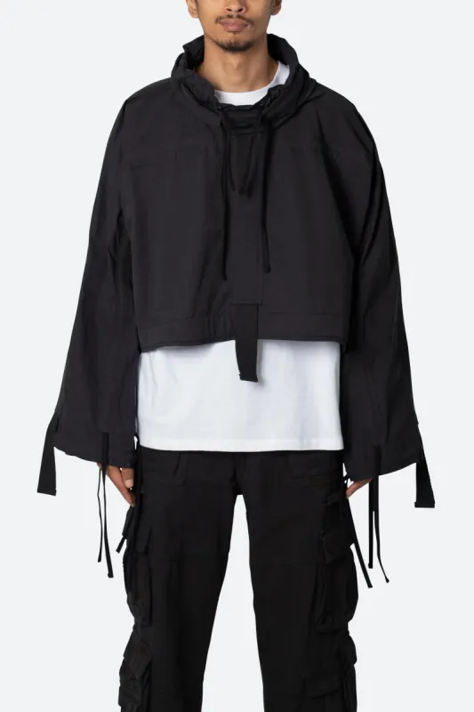 Cropped Strappy Jacket - Black sold by MNML