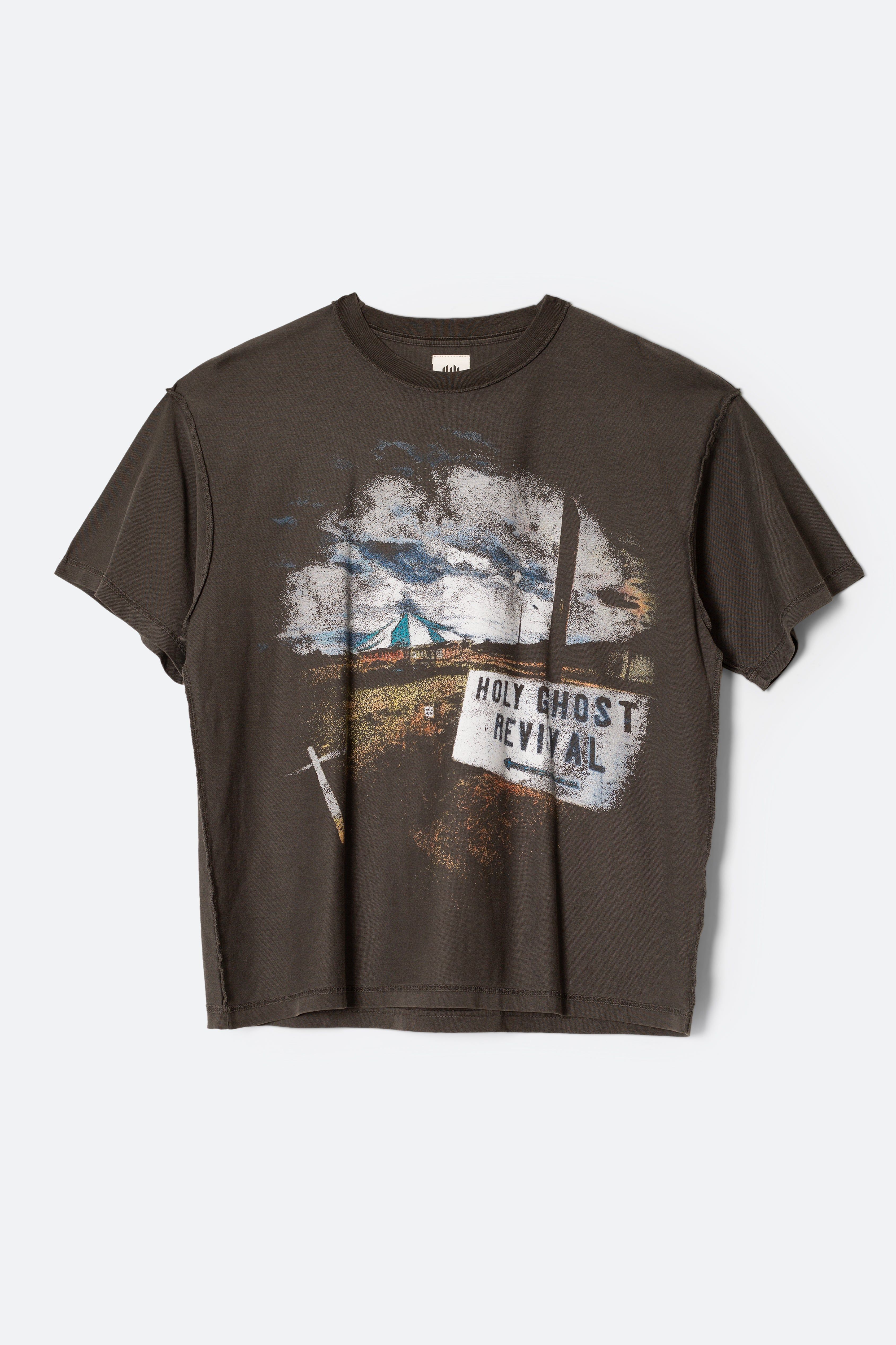 Holy Ghost Revival Tee - Vintage Black sold by MNML