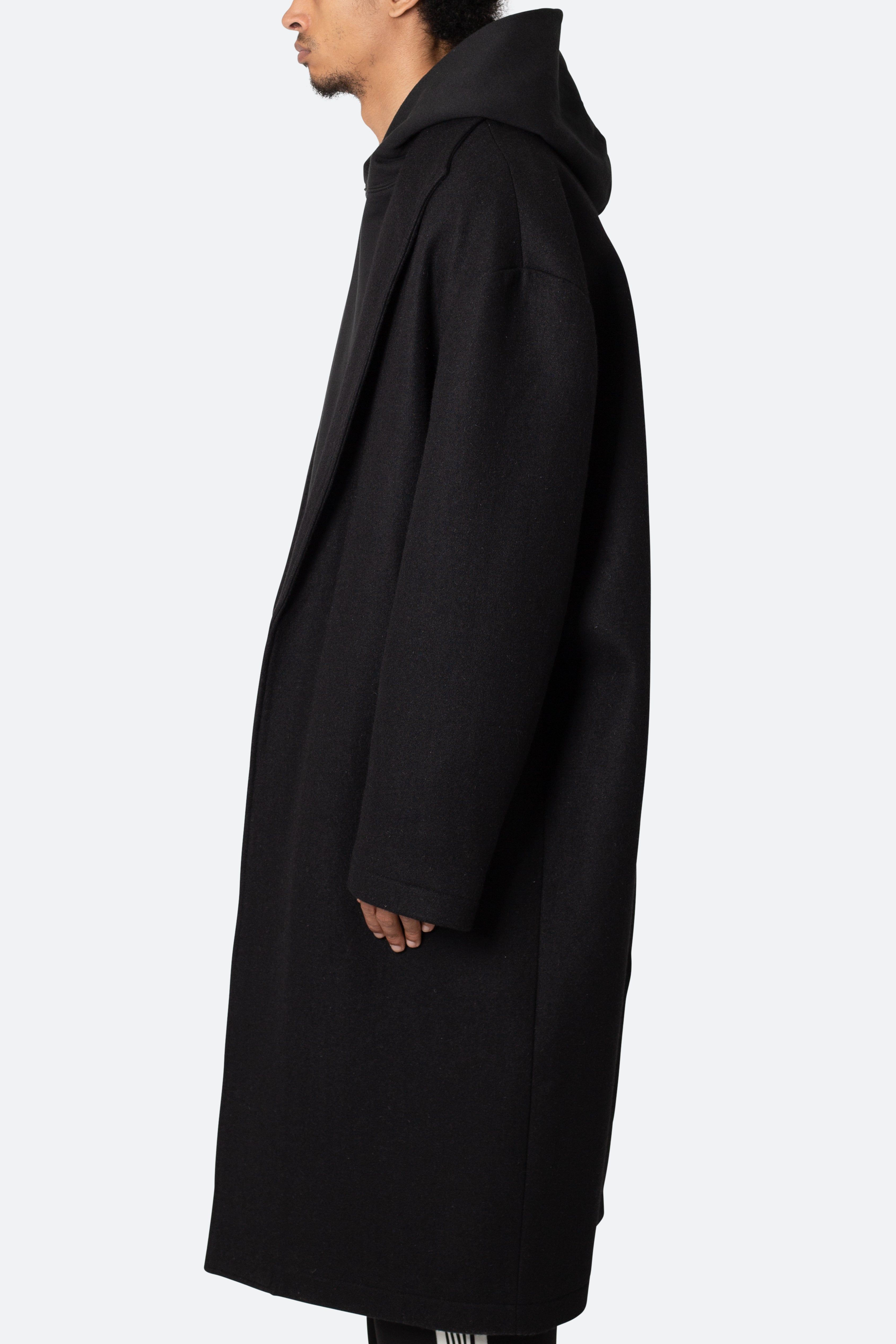 Wool Coat - Black sold by MNML product image thumbnail 4