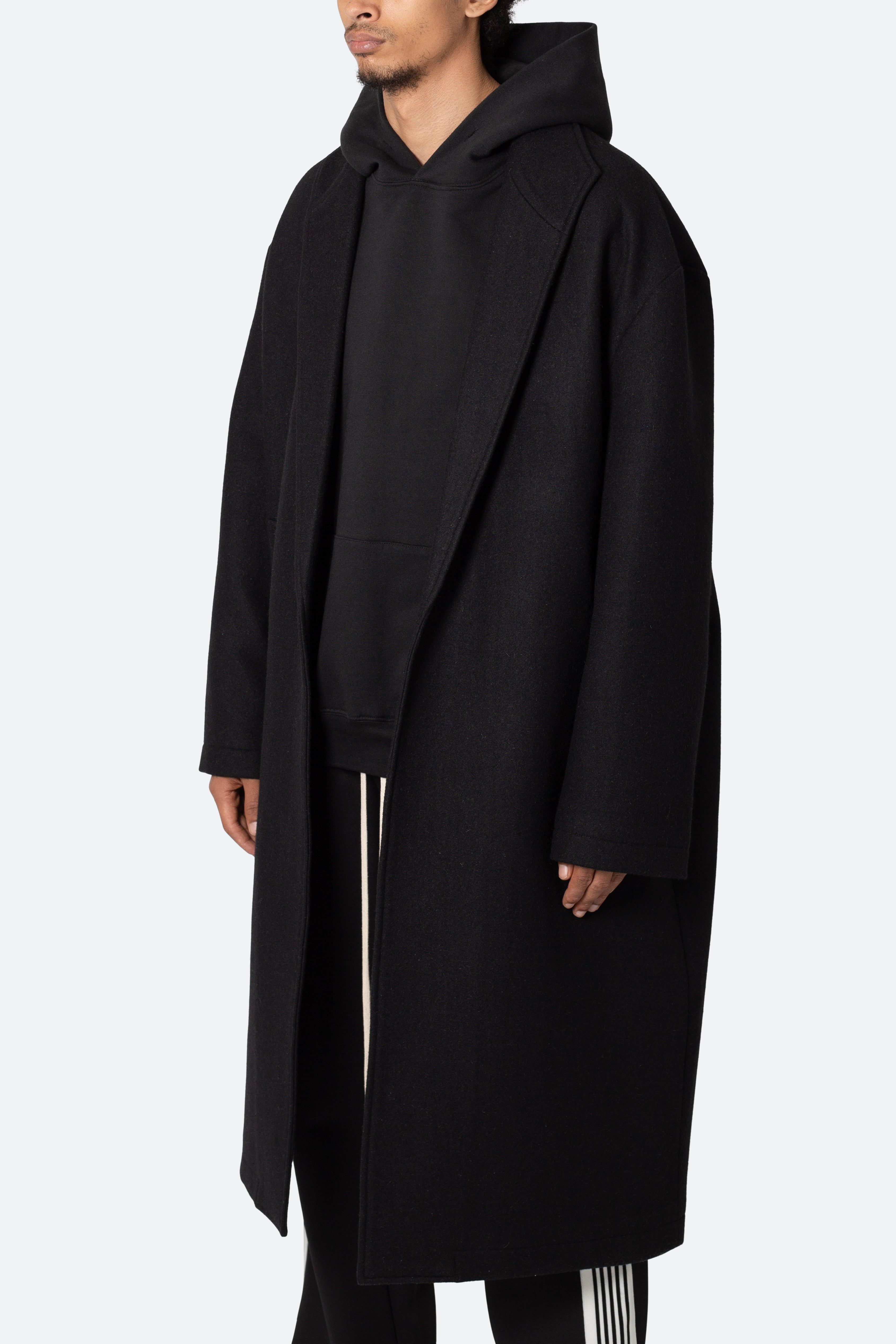 Wool Coat - Black sold by MNML product image thumbnail 3