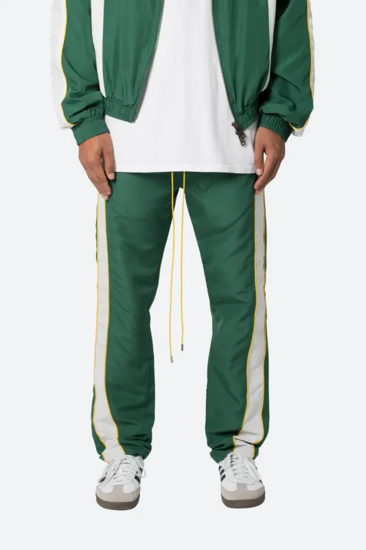 Race Track Pants - Green/White sold by MNML