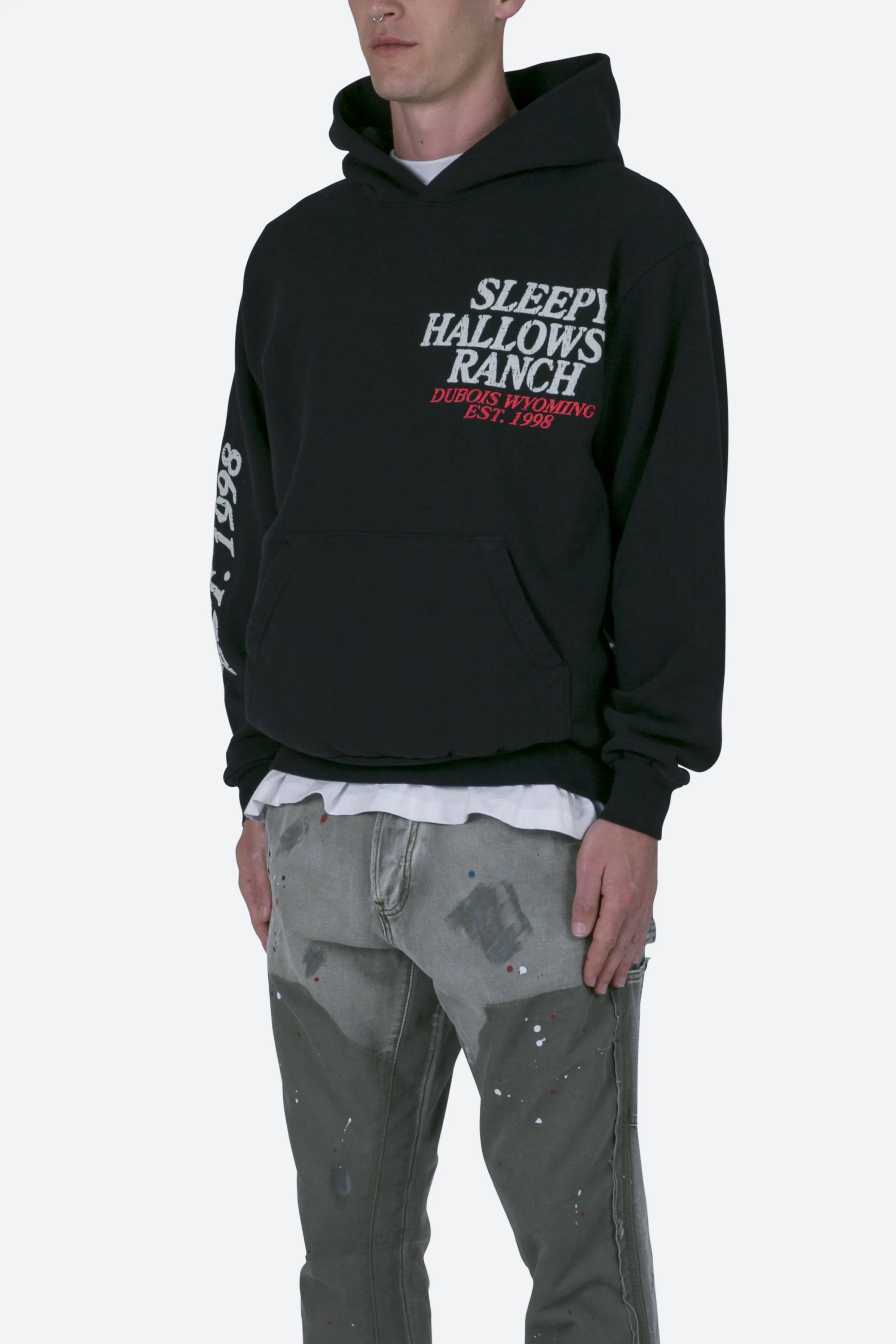 Sleepy Hallows Hoodie - Off Black sold by MNML product image thumbnail 5