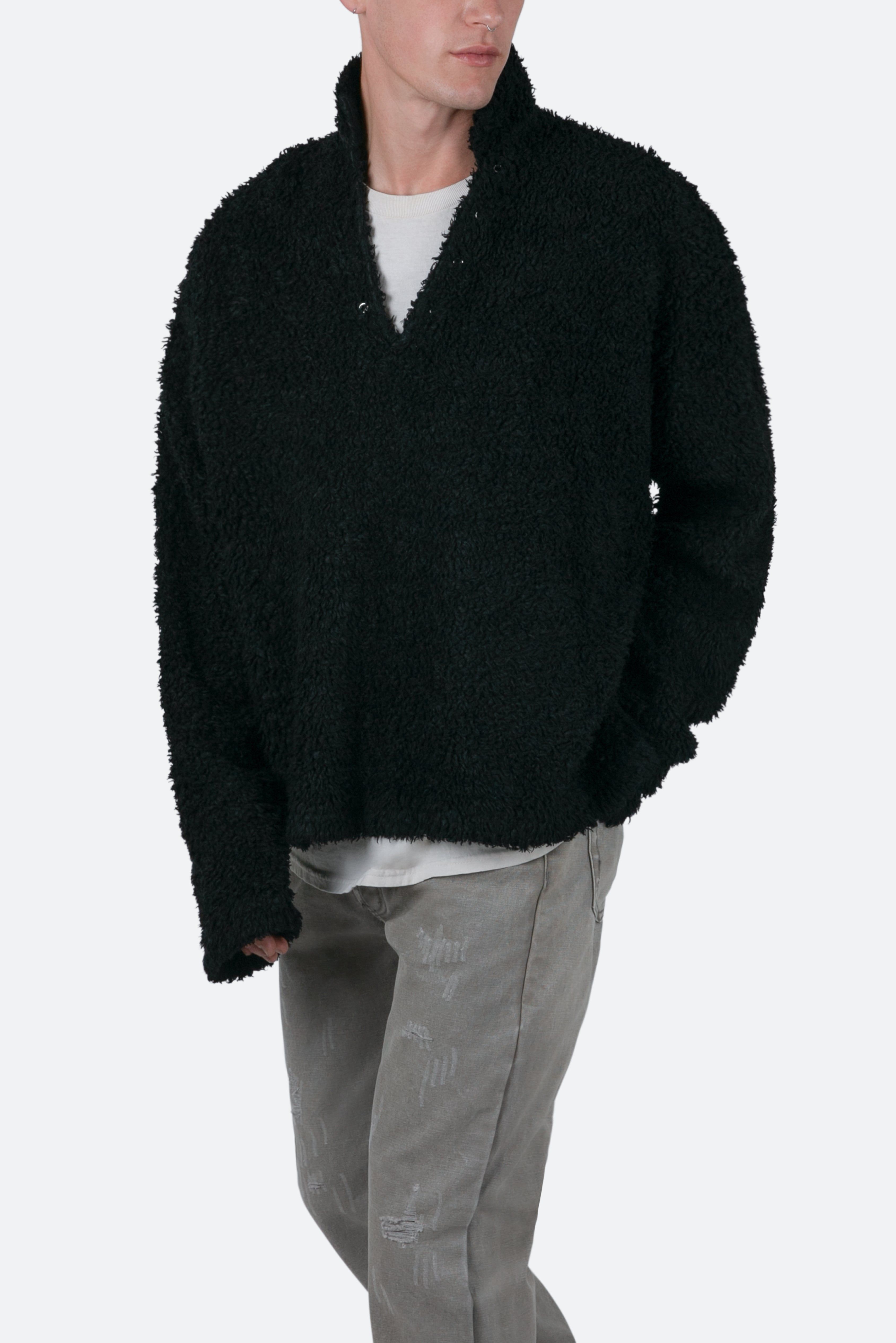 Sherpa Pullover - Black sold by MNML product image thumbnail 2