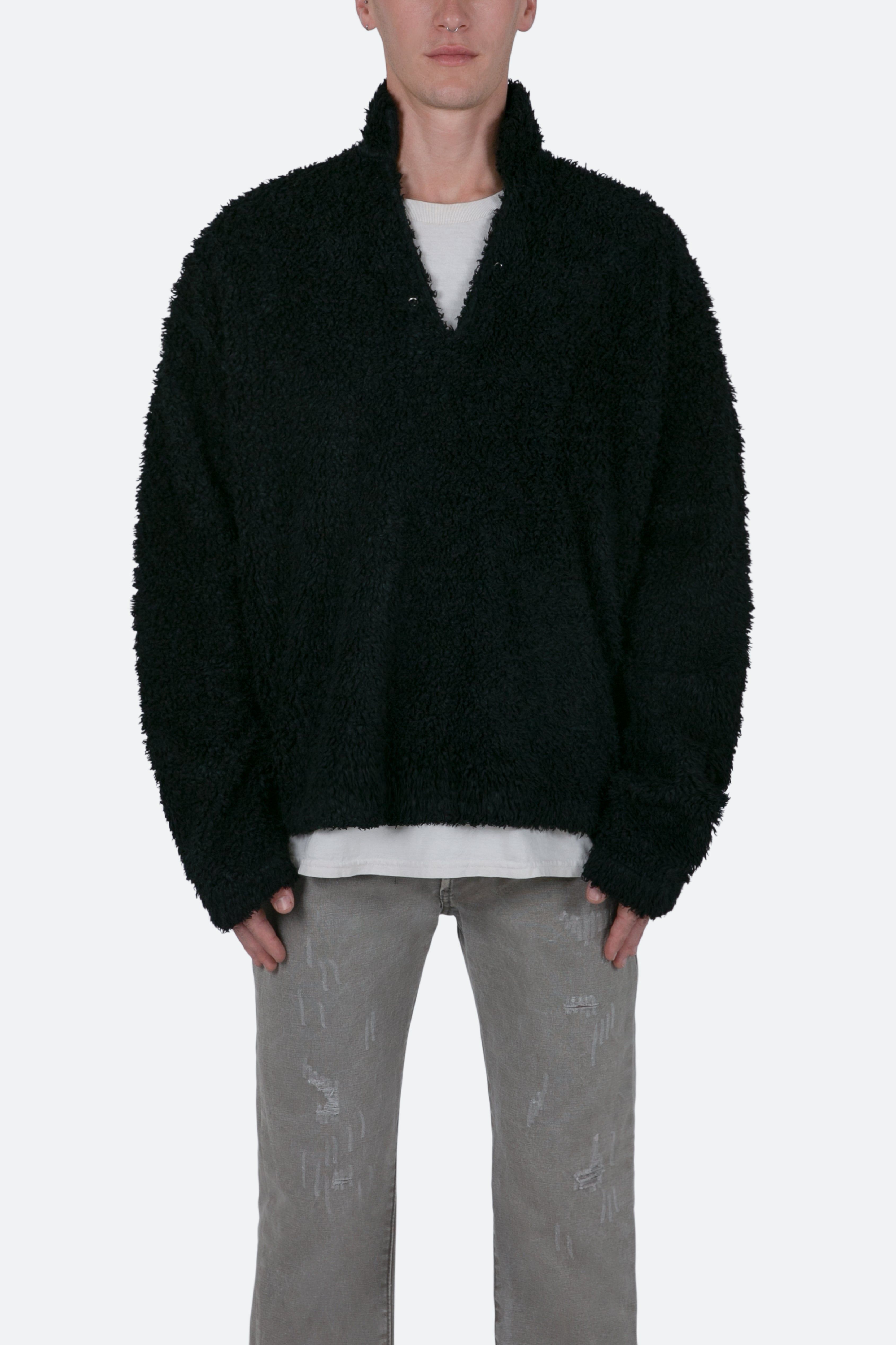 Sherpa Pullover - Black sold by MNML