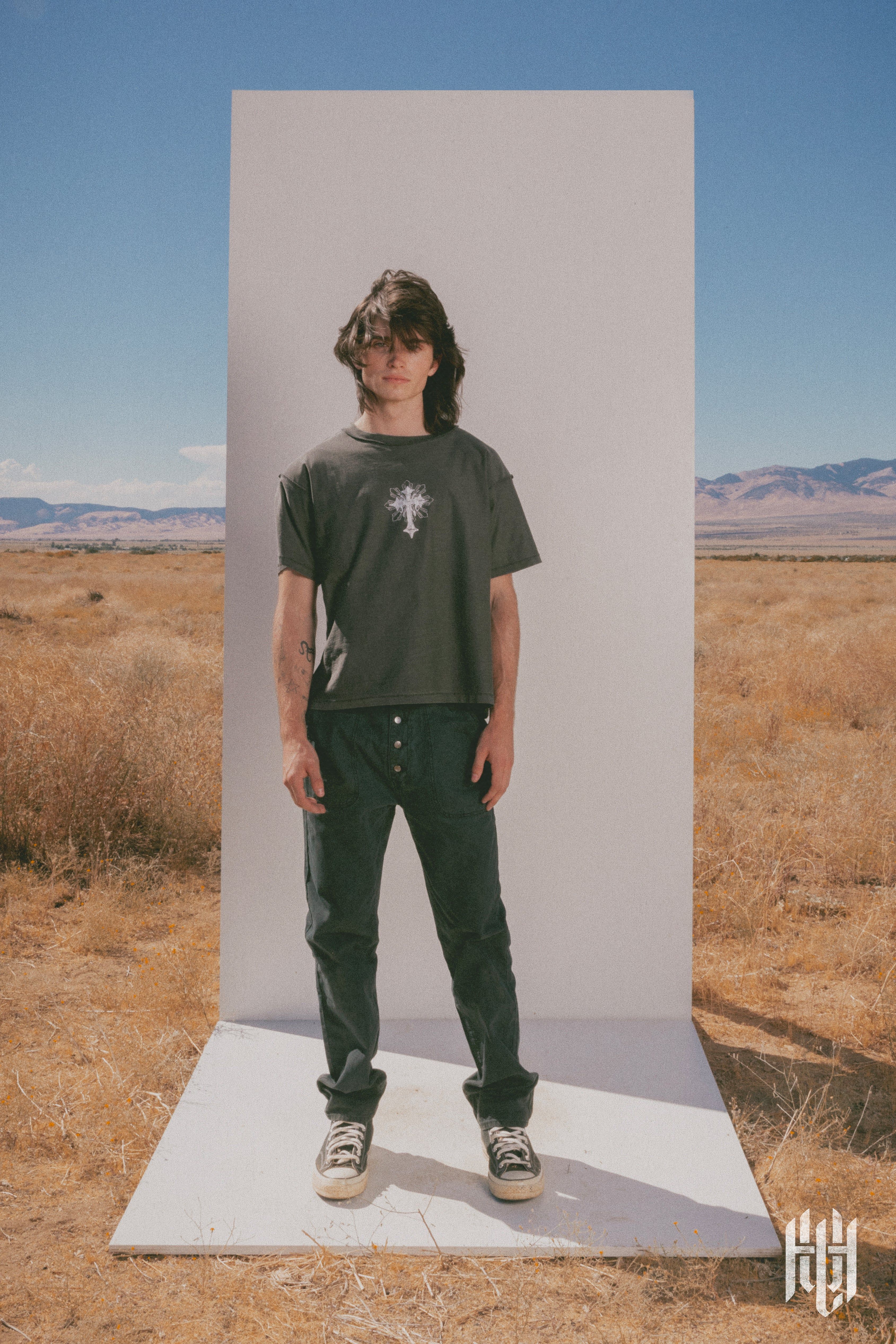 Heart of the Cross Tee - Vintage Black sold by MNML product image thumbnail 5