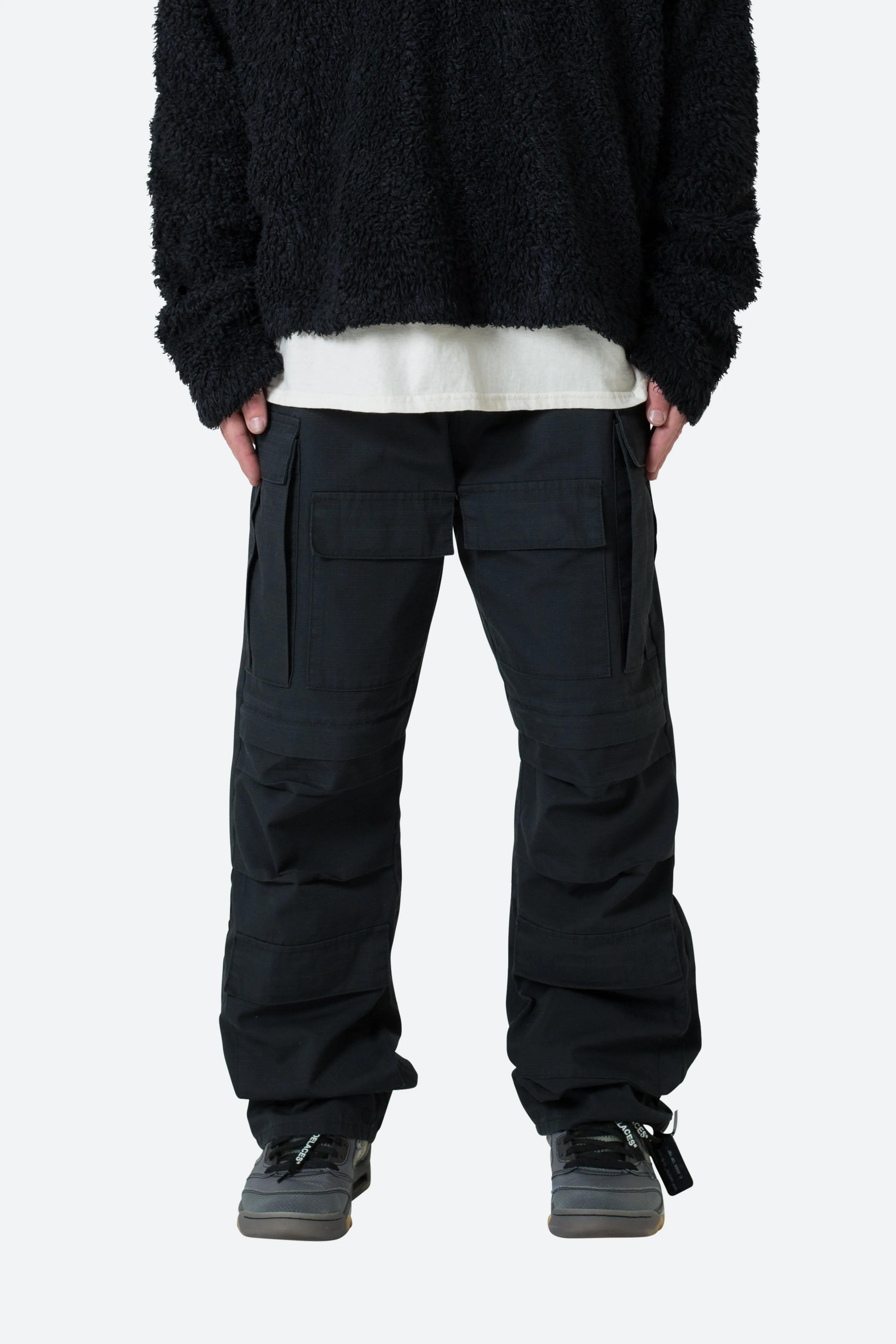 Ultra Baggy Cargo Pants - Black sold by MNML product image thumbnail 3