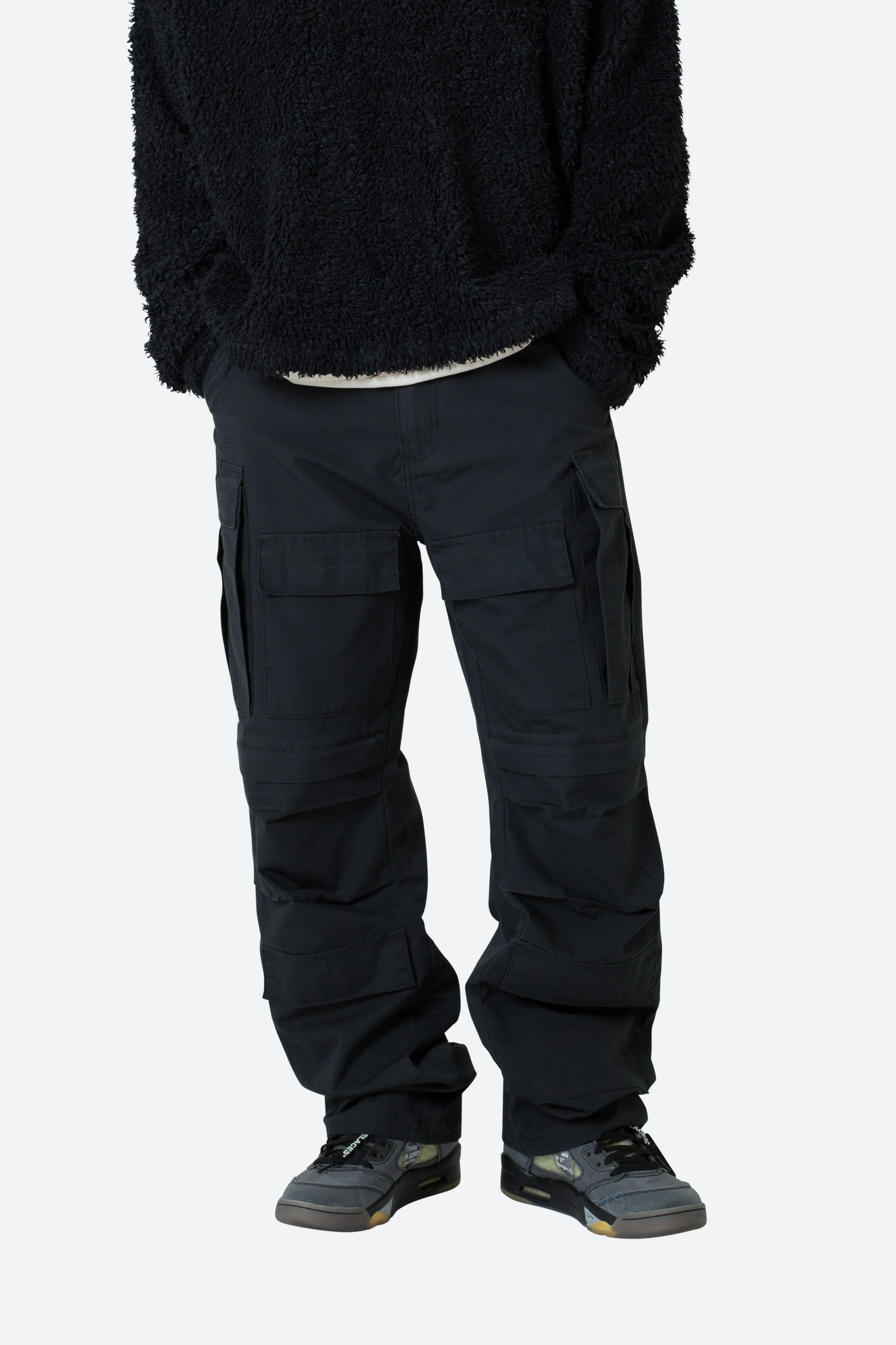 Ultra Baggy Cargo Pants - Black sold by MNML product image thumbnail 2