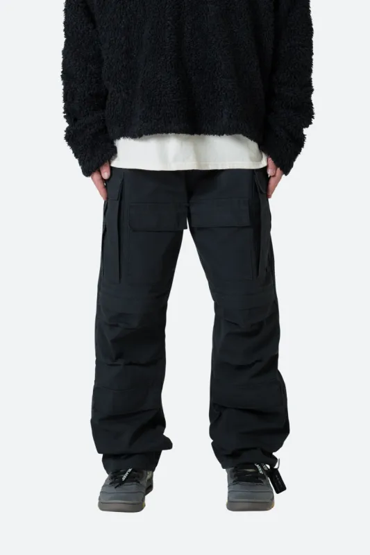 Ultra Baggy Cargo Pants - Black sold by MNML