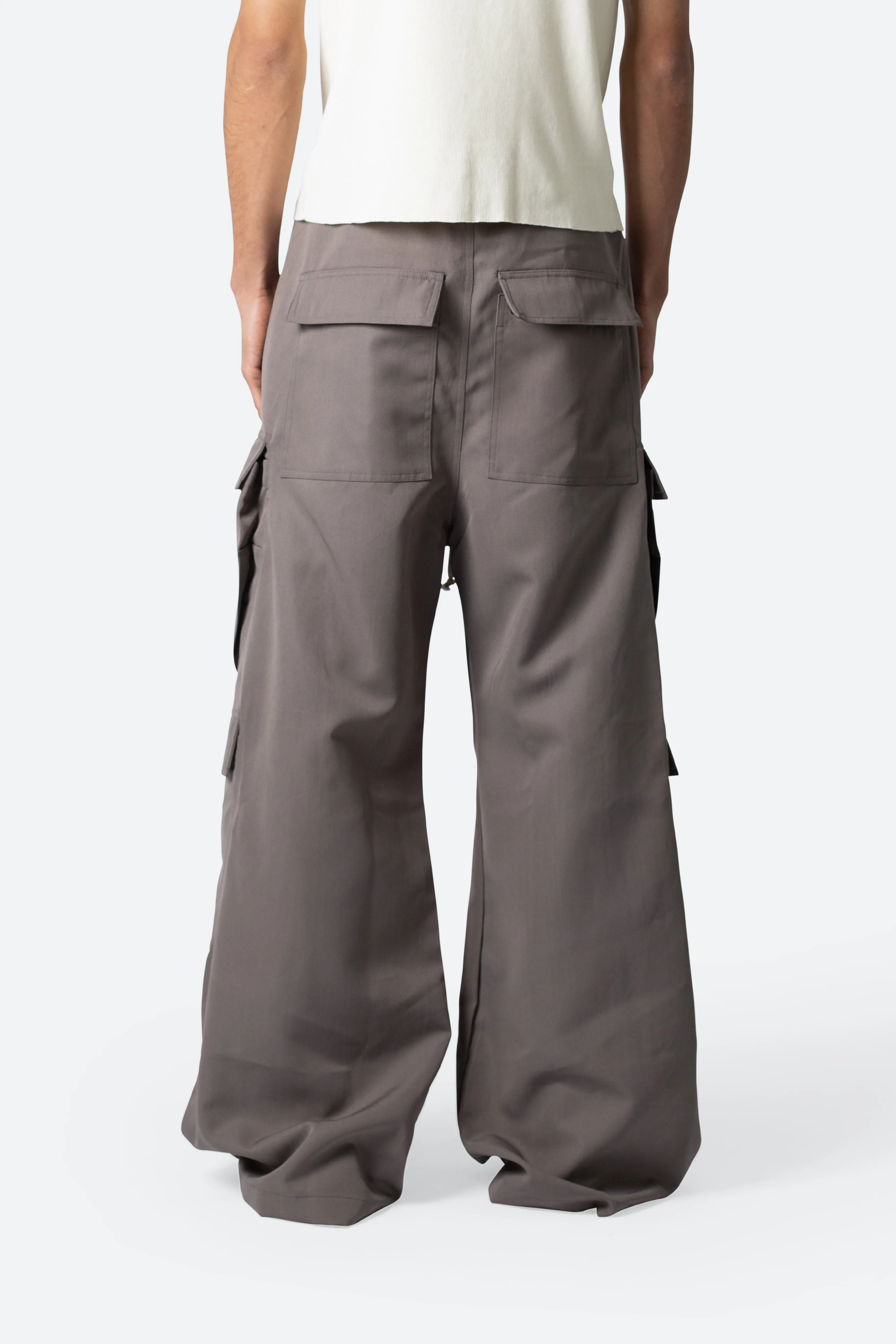 Rave Double Cargo Pants - Dusty Brown sold by MNML product image thumbnail 5
