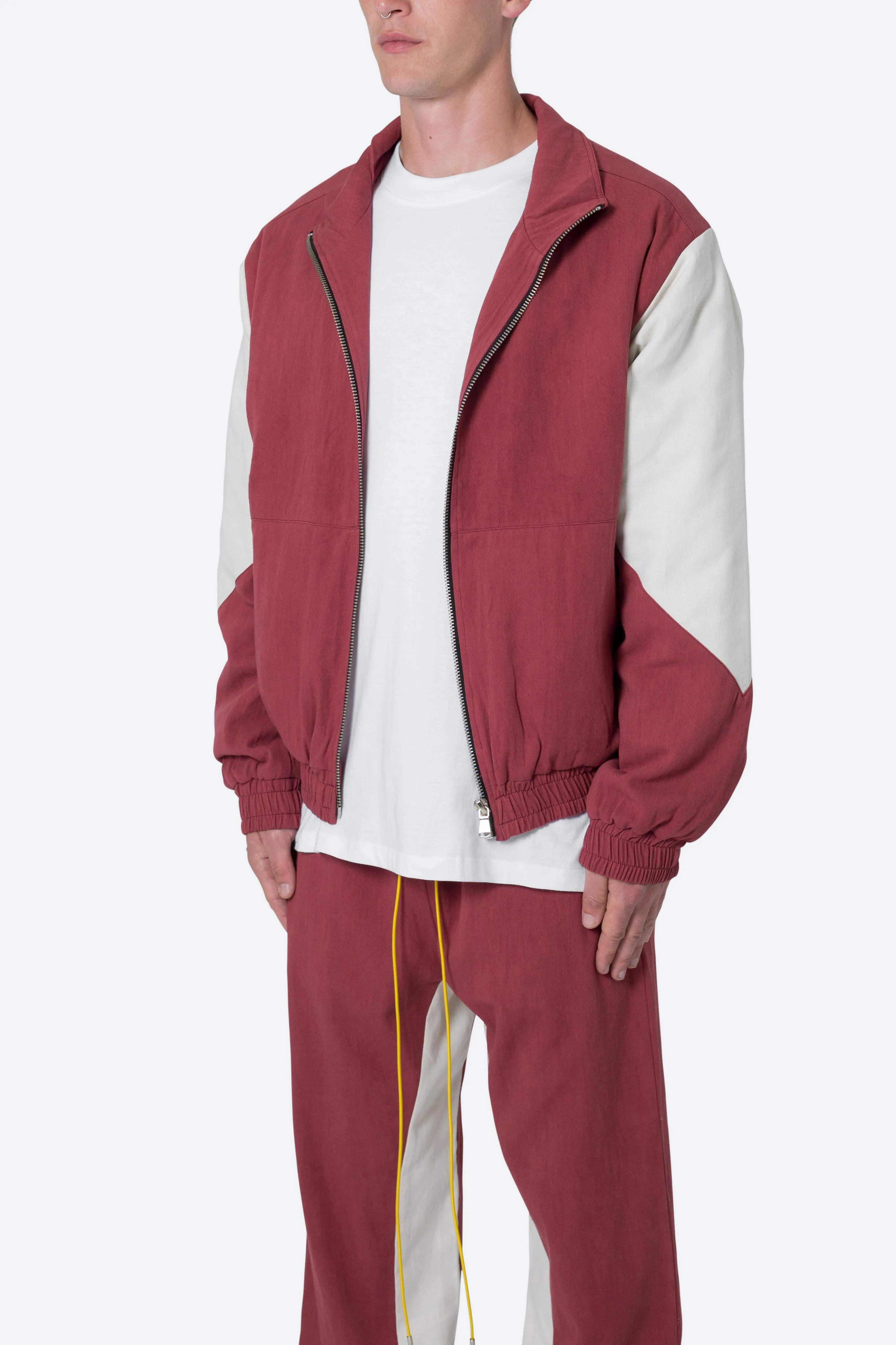 Twill Racing Jacket - Rust sold by MNML product image thumbnail 3