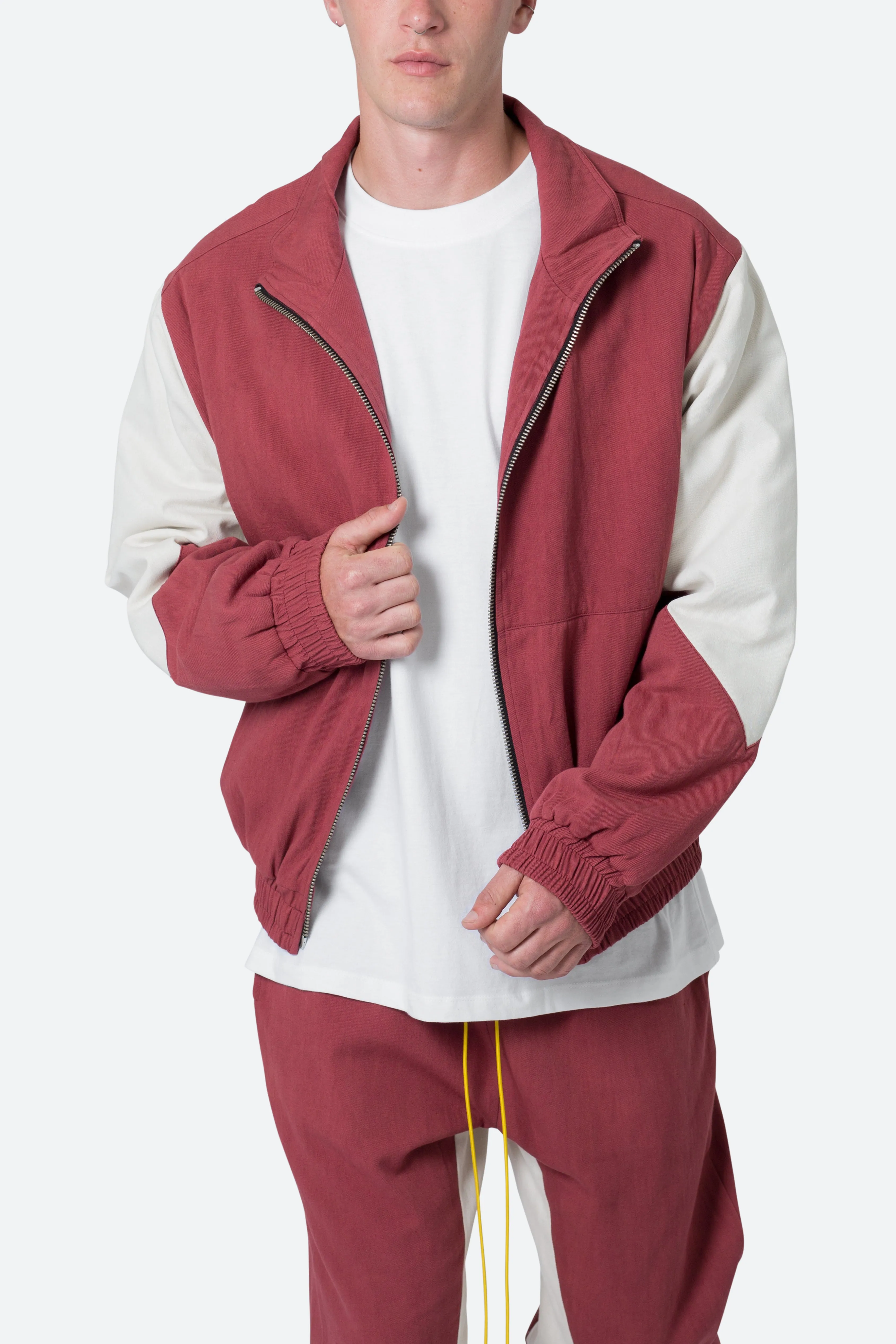 Twill Racing Jacket - Rust sold by MNML product image thumbnail 5