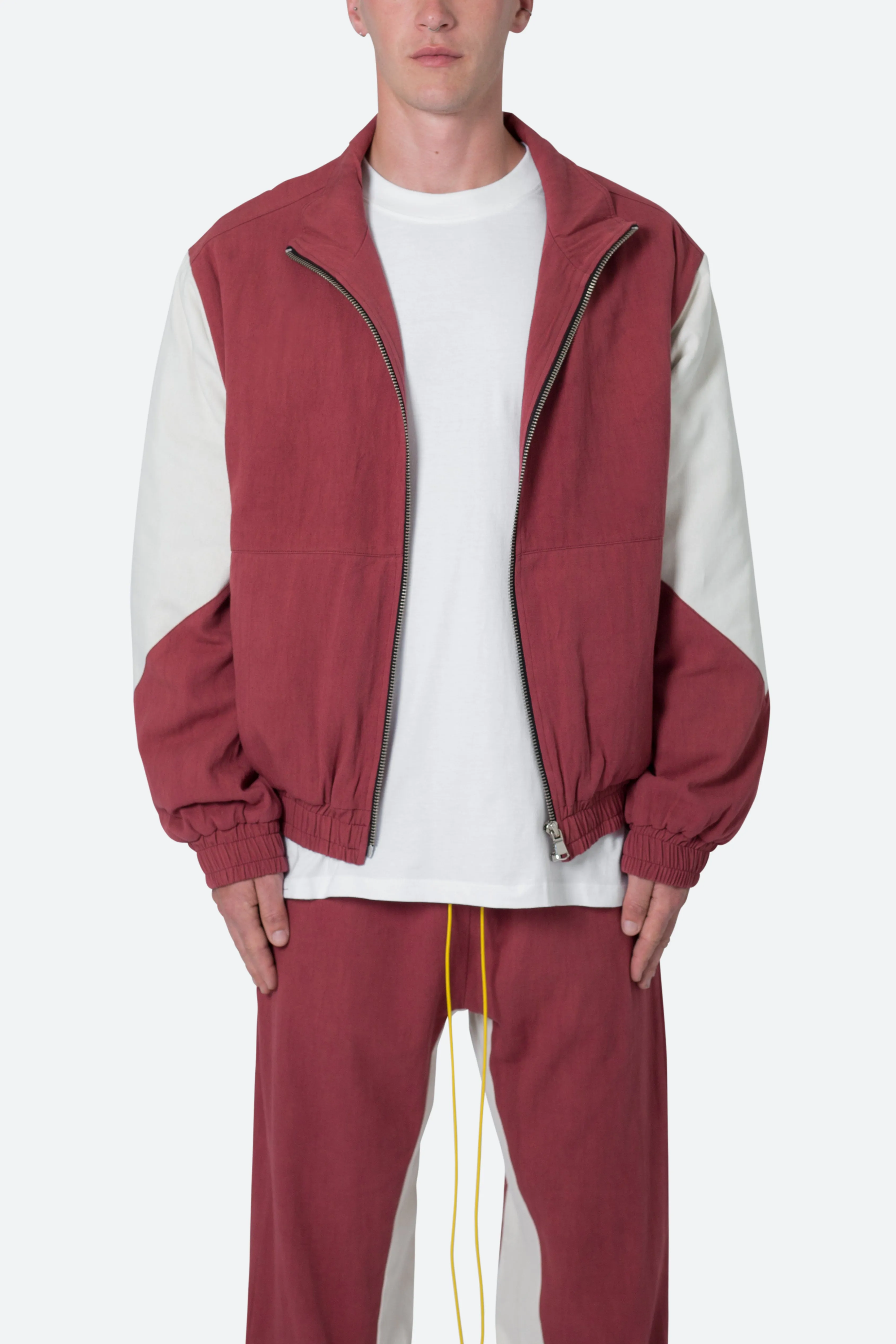 Twill Racing Jacket - Rust sold by MNML product image thumbnail 2