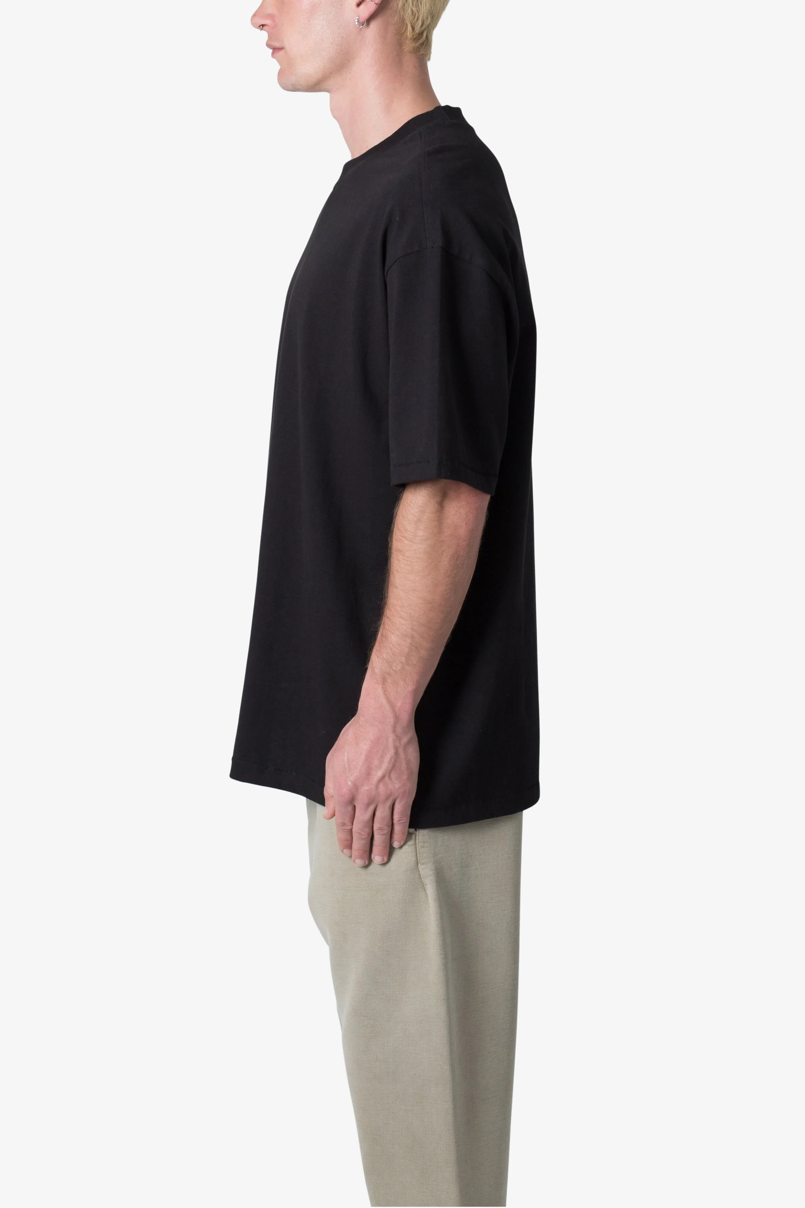Heavy Every Day Tee - Black sold by MNML product image thumbnail 4
