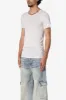 Sheer Knit Bias Cut Tee - Grey sold by MNML