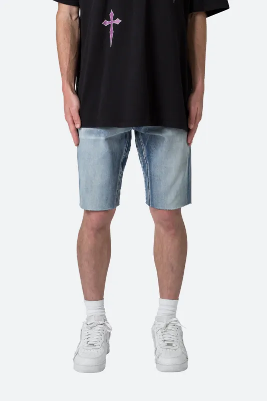 R484 Denim Shorts - Blue sold by MNML