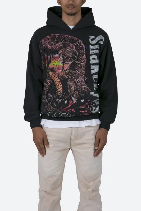 Snake Eyes Hoodie - Off Black sold by MNML