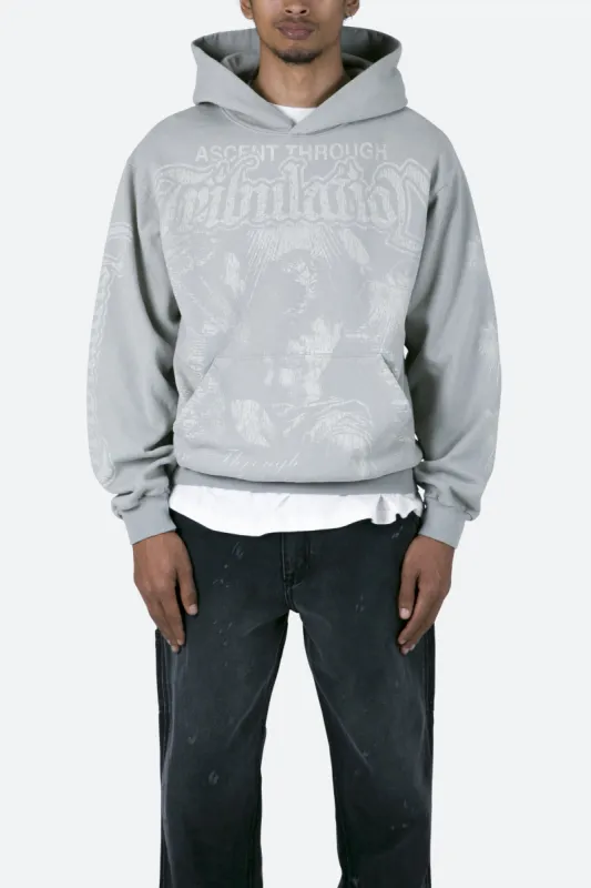 Tribulation Hoodie - Light Blue sold by MNML