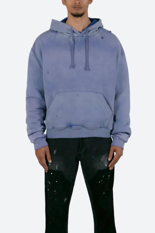 Sunbleached Hoodie - Purple sold by MNML