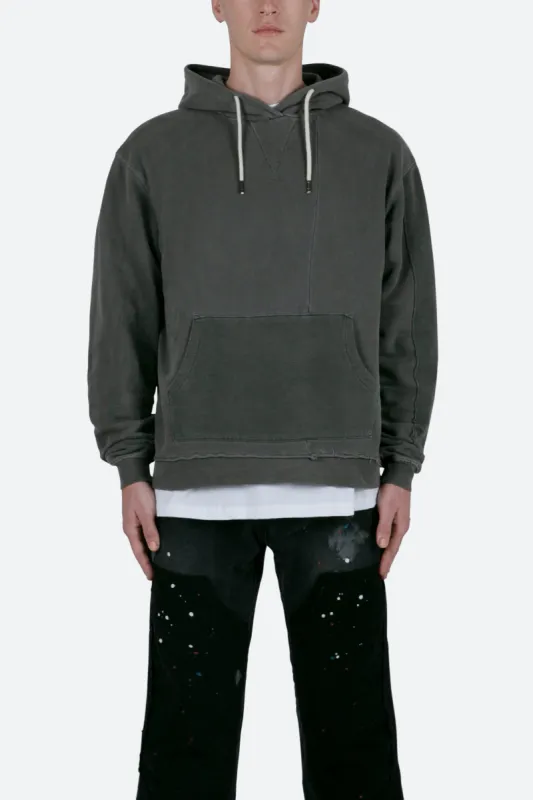 Paneled Vintage Hoodie - Black sold by MNML