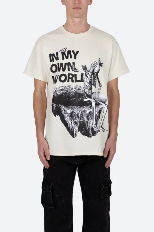 In My Own World Tee - Natural sold by MNML