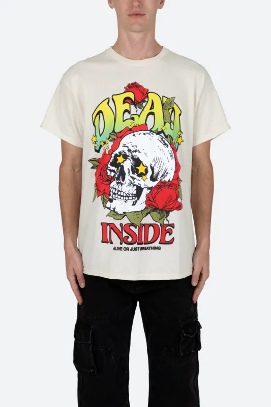 Dead Inside Tee - Natural sold by MNML