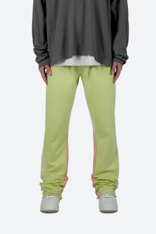 Contrast Bootcut II Sweatpants - Mint sold by MNML