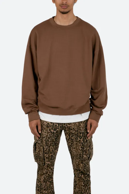 Every Day Crewneck - Light Brown sold by MNML