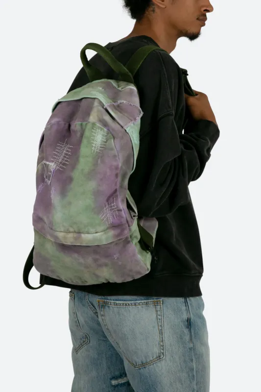 Tie Dyed Backpack - Purple sold by MNML