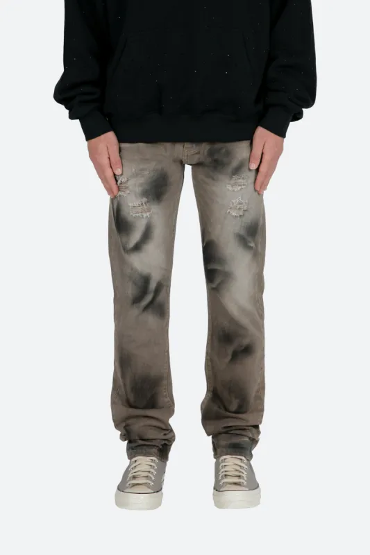 D479 Straight Denim - Black sold by MNML