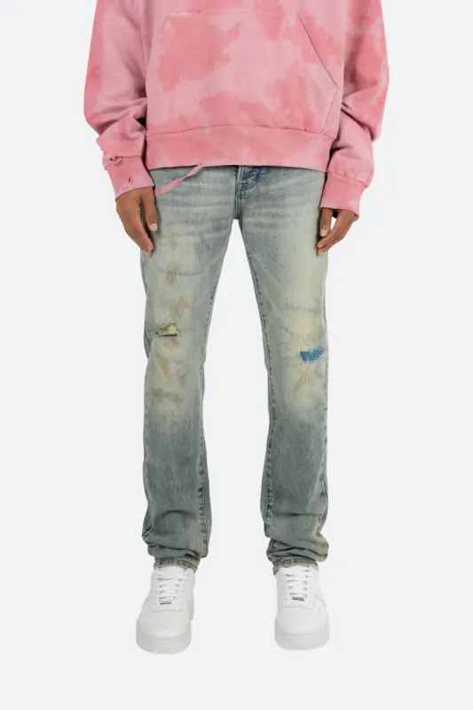 D454 Straight Denim - Blue sold by MNML