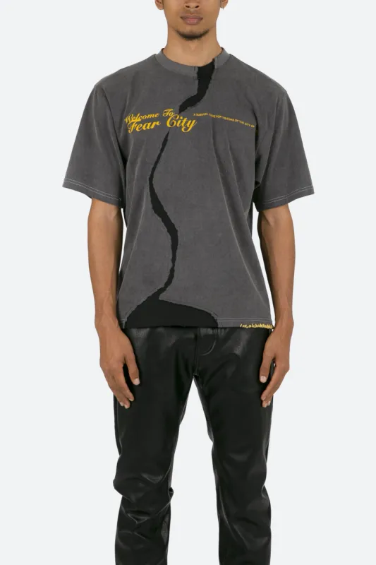 Fear City Tee - Black sold by MNML