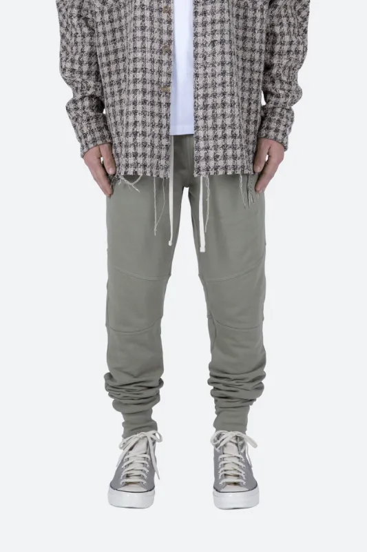 Cuffed Sweatpants - Olive sold by MNML
