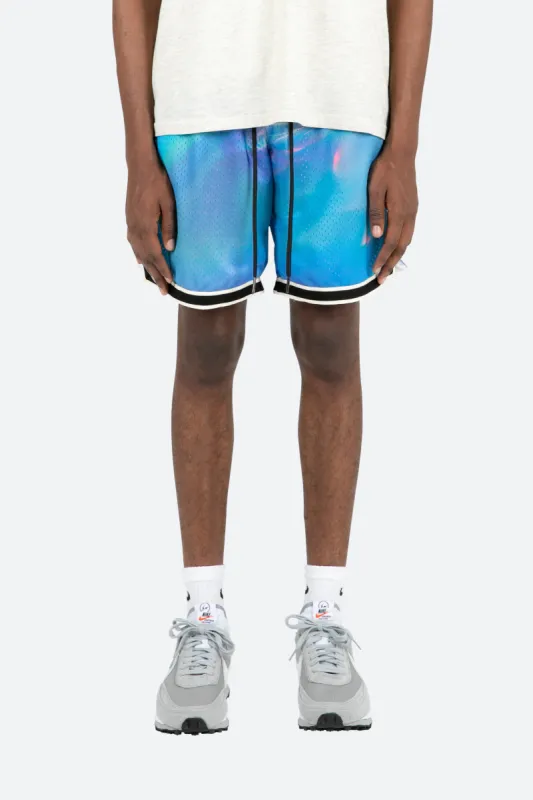 Digital Basketball Shorts - Blue sold by MNML